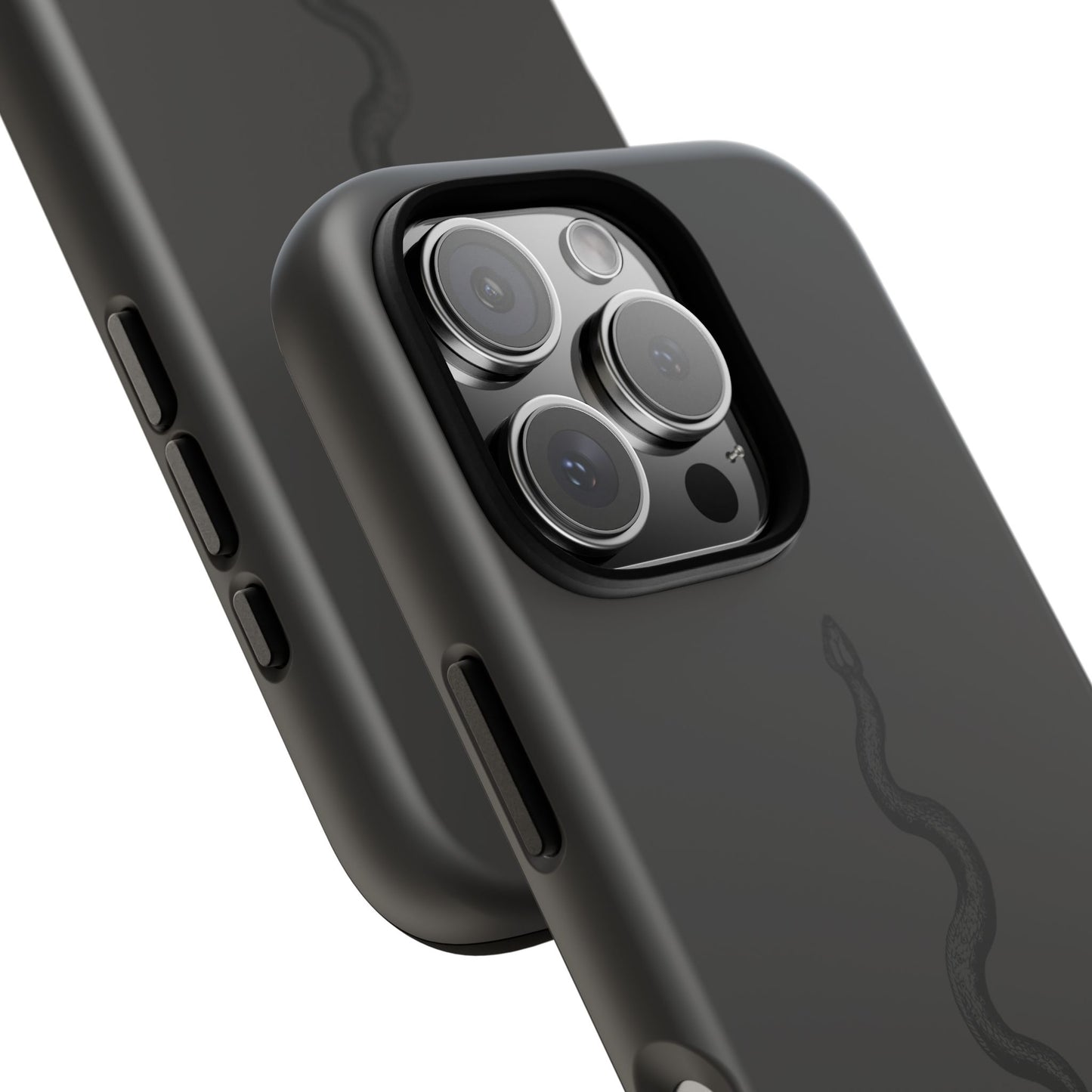 Long Black Snake iPhone Case | Subtle Edge, Quiet Power