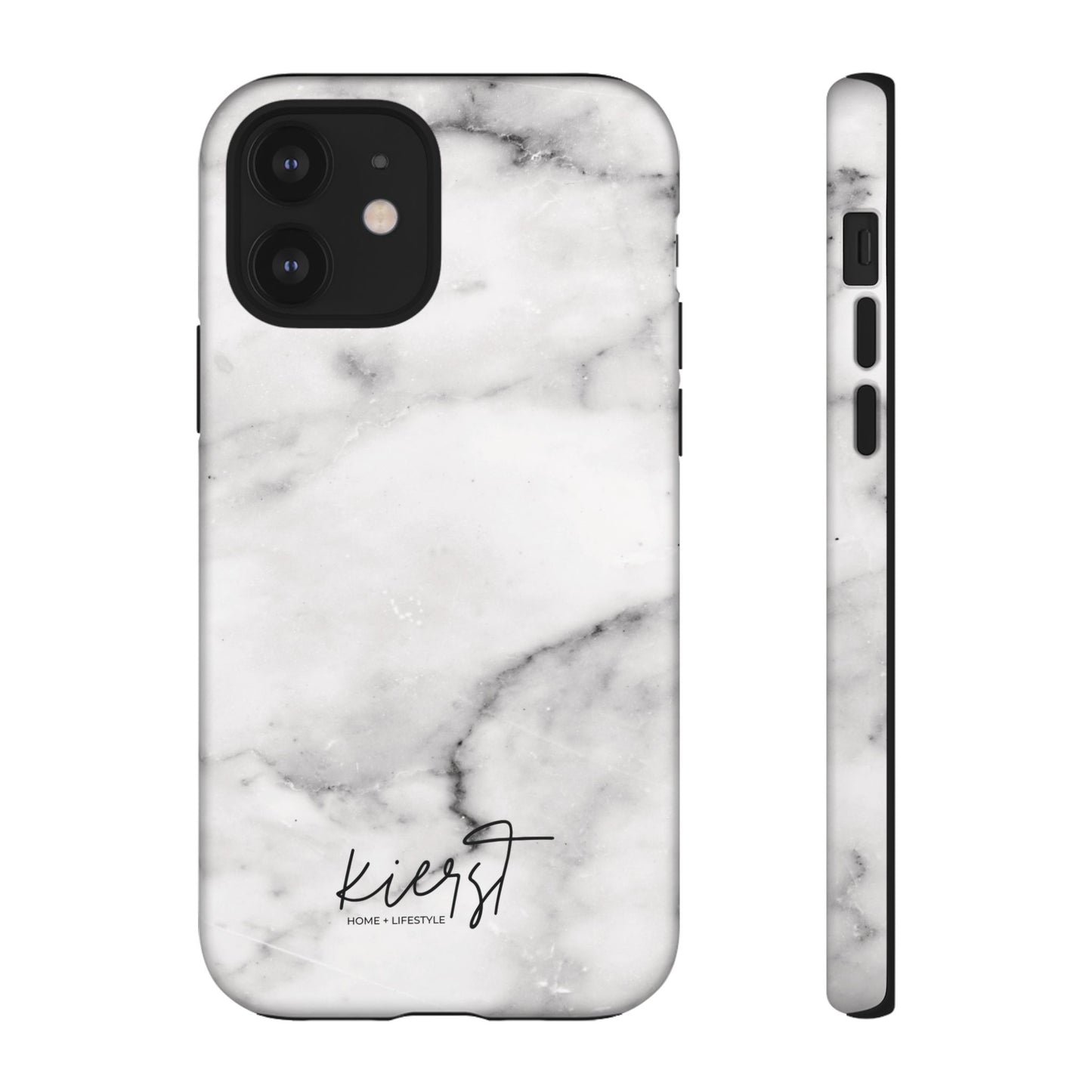 Lived-In White and Grey Marble iPhone Case | Curated Calm, Captured in Marble