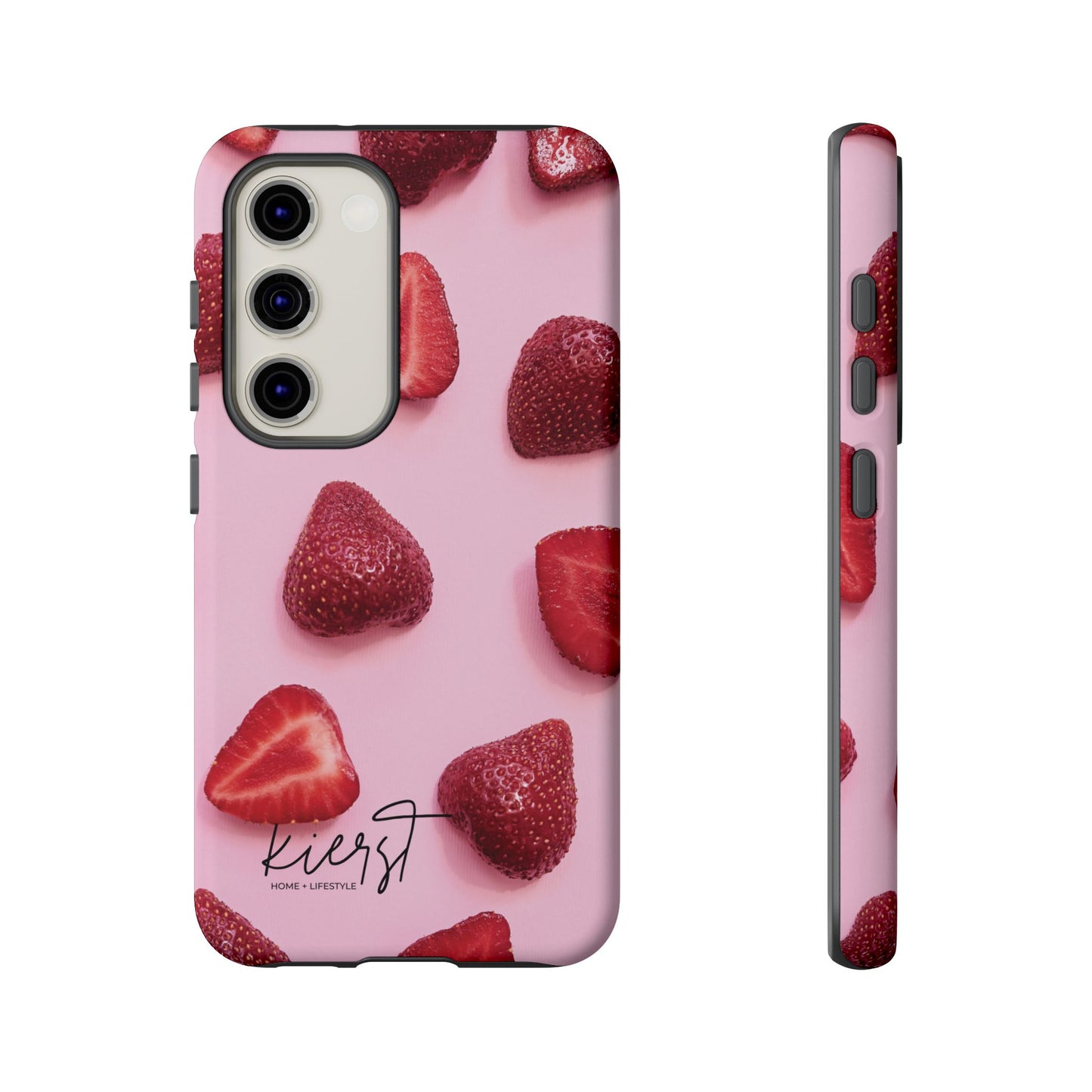 Strawberries Samsung Galaxy Phone Case | A Juicy Pop of Playfulness Meets Polished Design