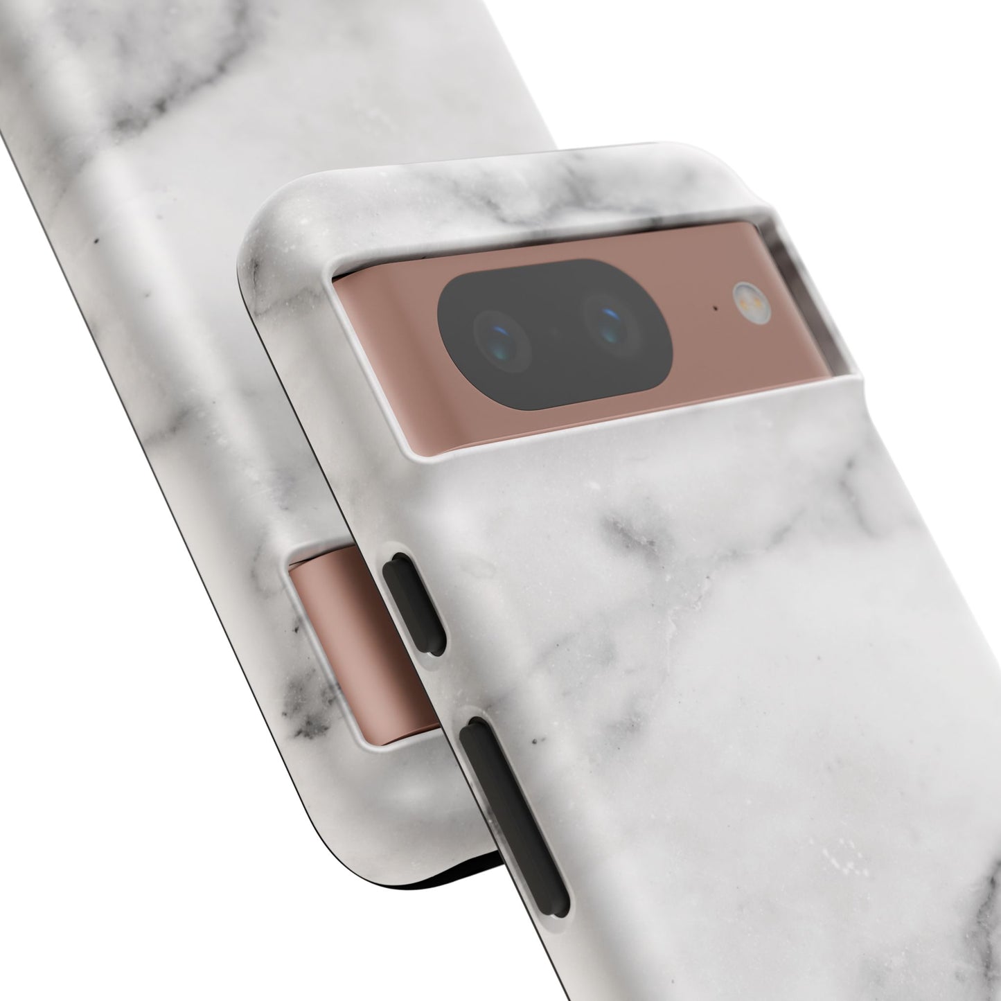 Lived-In White and Grey Marble Google Pixel Case | Elevated Essentials For Everyday