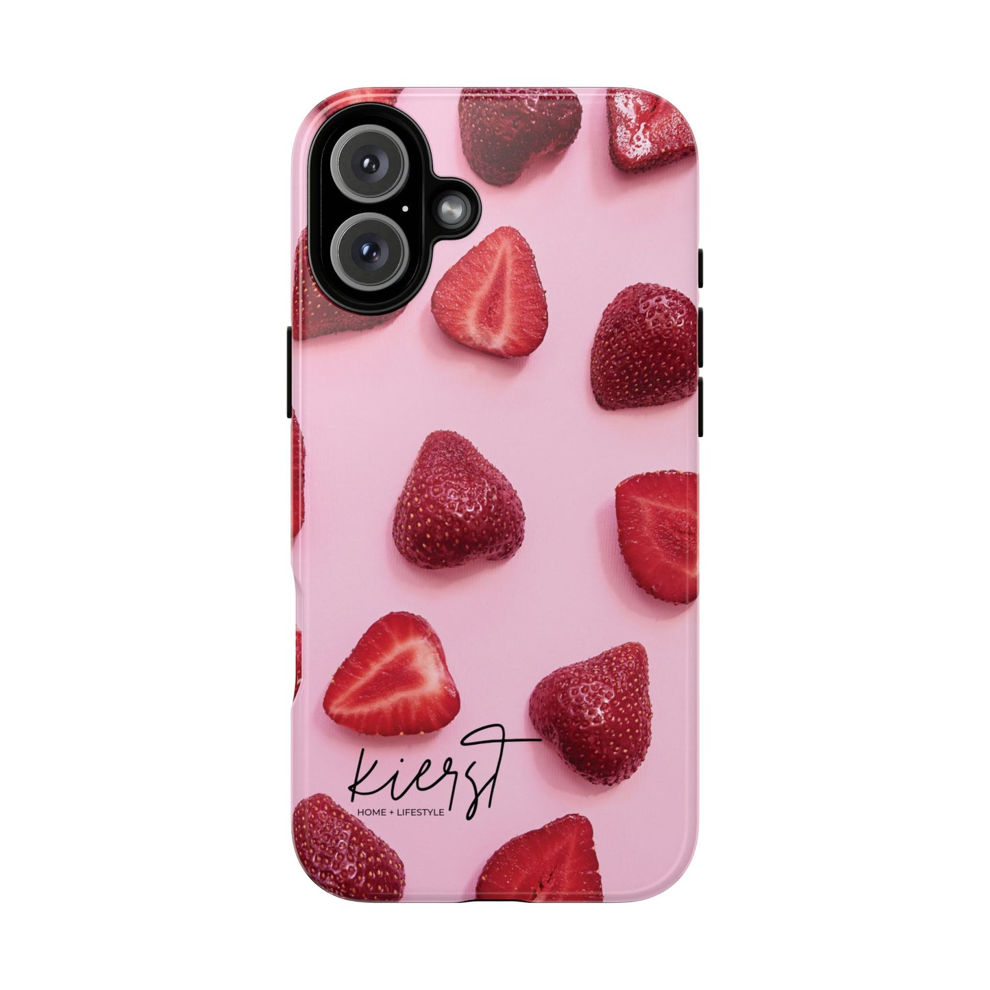 Strawberries iPhone Case | A Sweet Statement Rooted in Soft Luxury