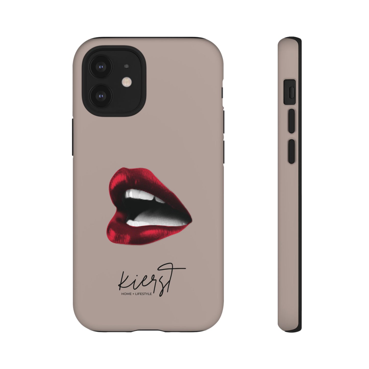 Retro Red Lips iPhone Case | Pop Art Meets Polished