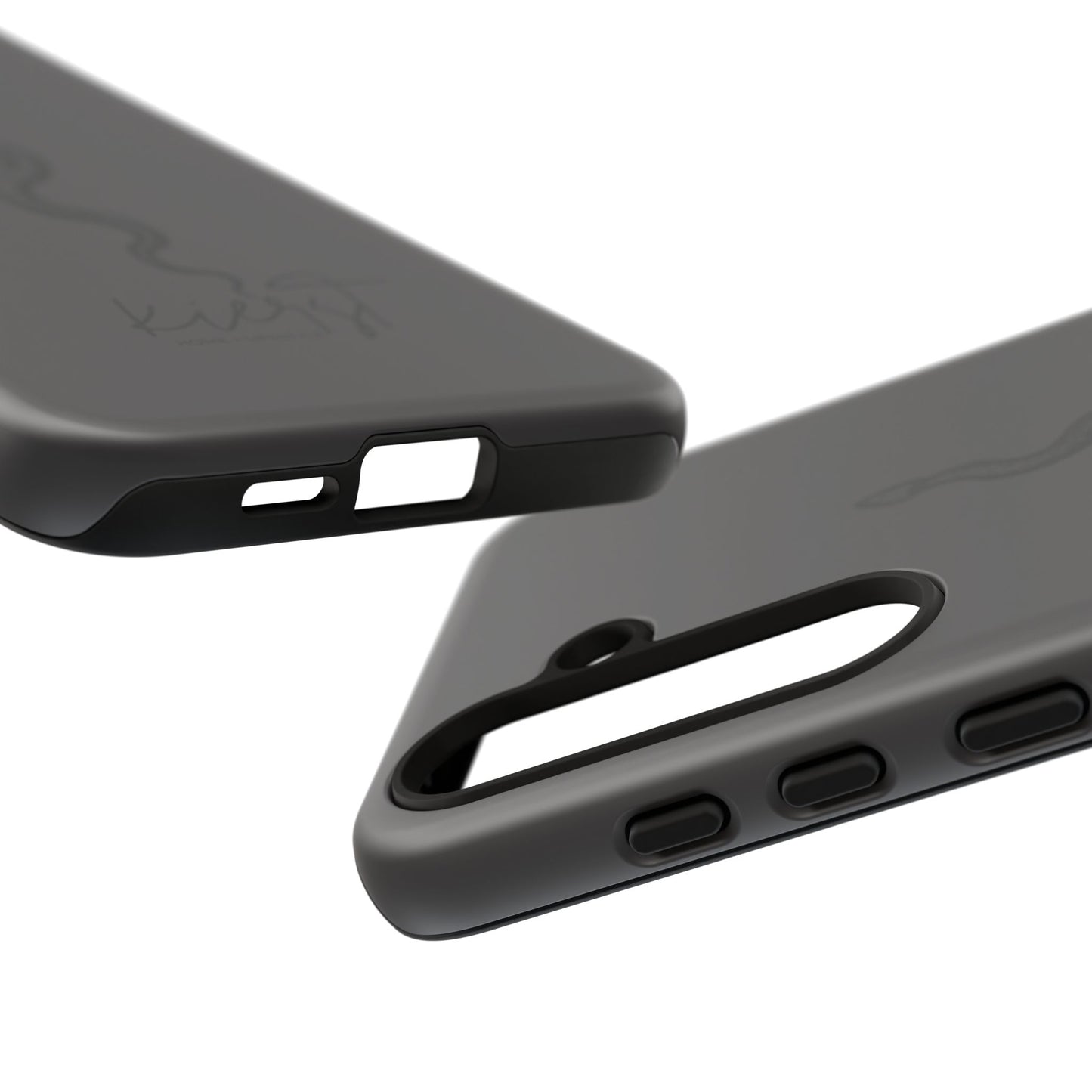 Long Black Snake Samsung Galaxy Phone Case | Power In The Subtleties