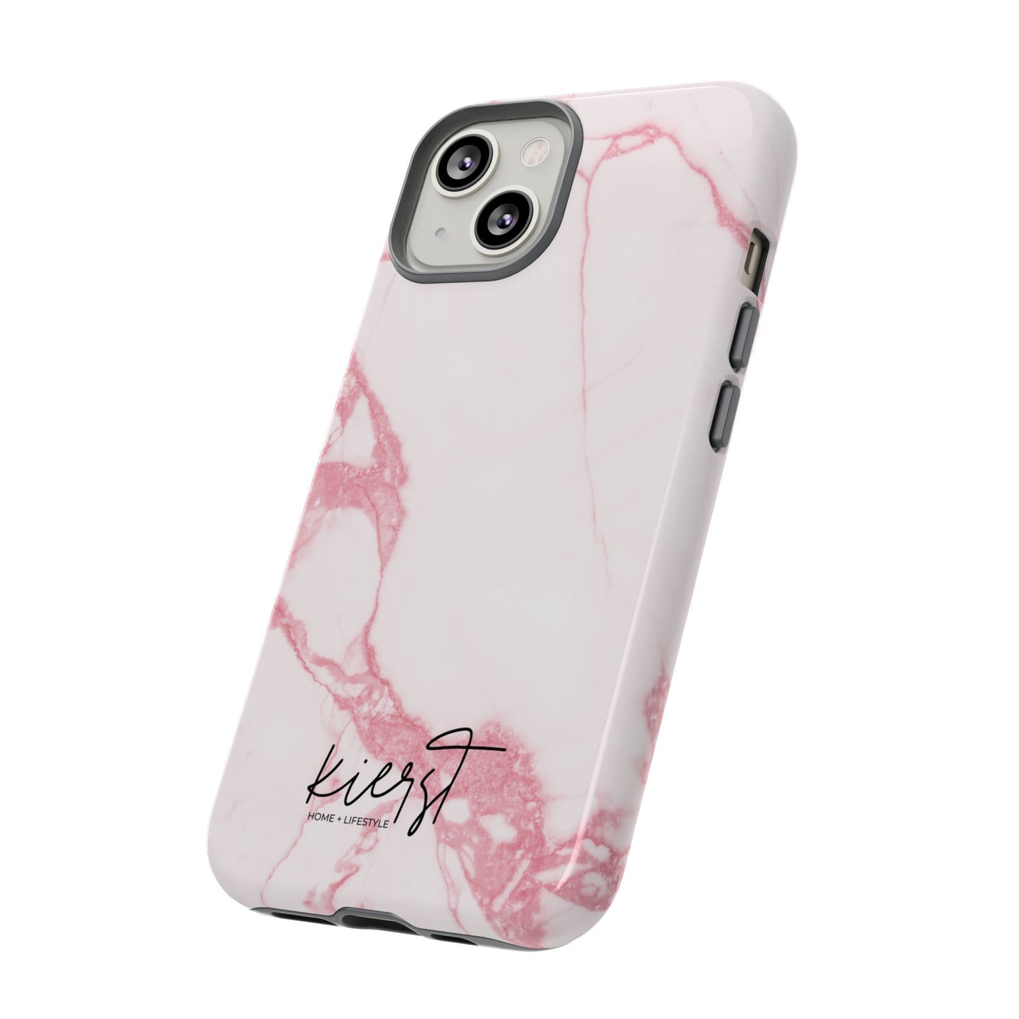 Pink & White Marble iPhone Case | Classic Elegance, Feminine Twist