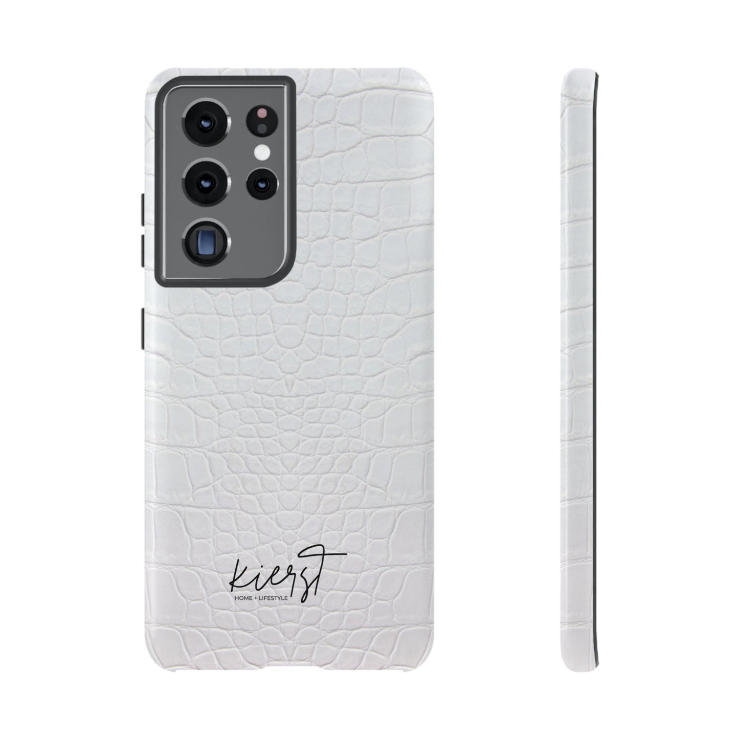 White Alligator Samsung Galaxy Case | Classic Texture Meets Modern Edge