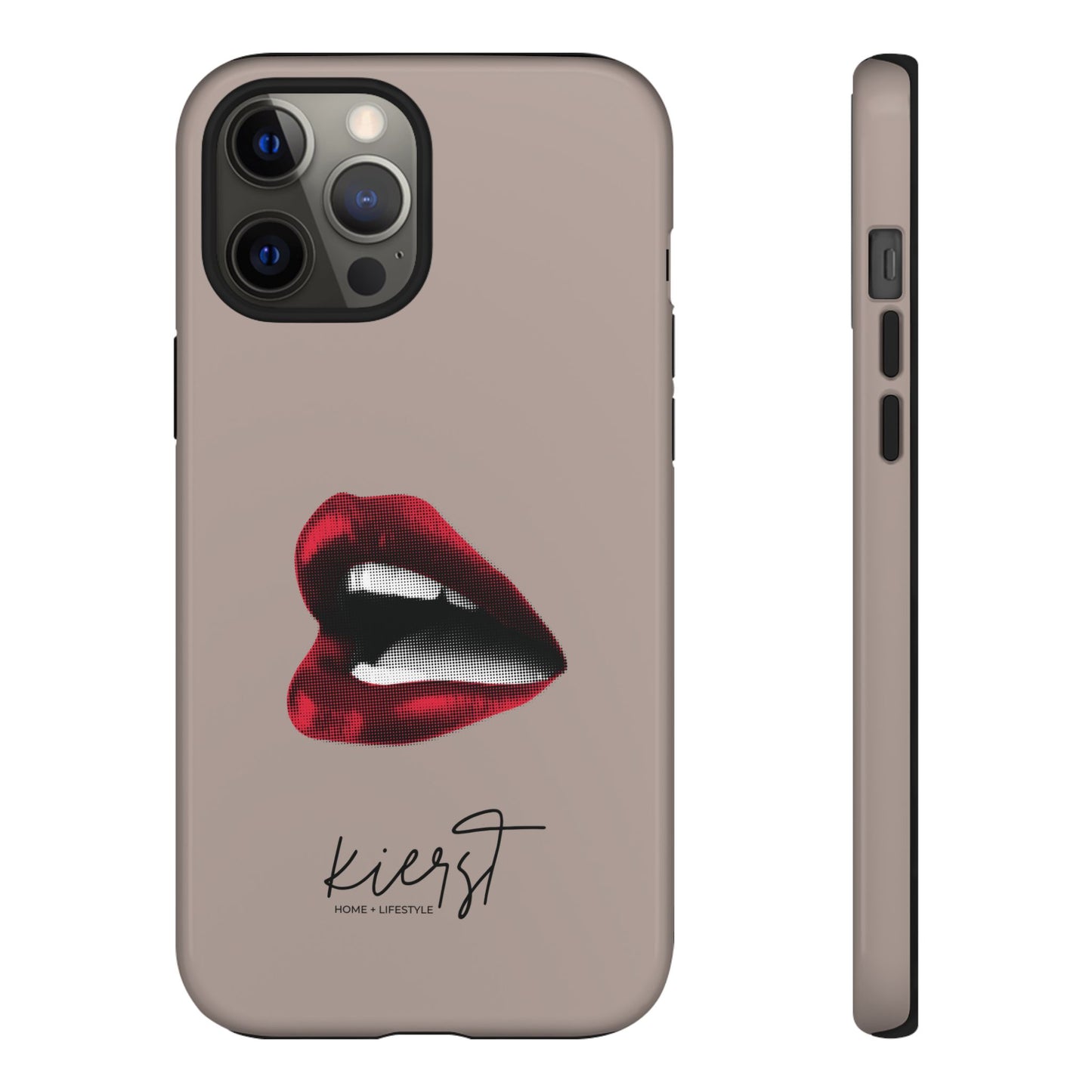 Retro Red Lips iPhone Case | Pop Art Meets Polished