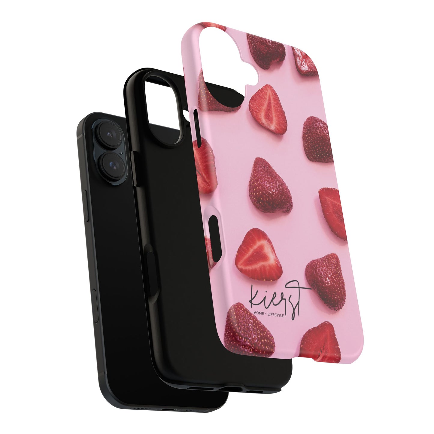 Strawberries iPhone Case | A Sweet Statement Rooted in Soft Luxury