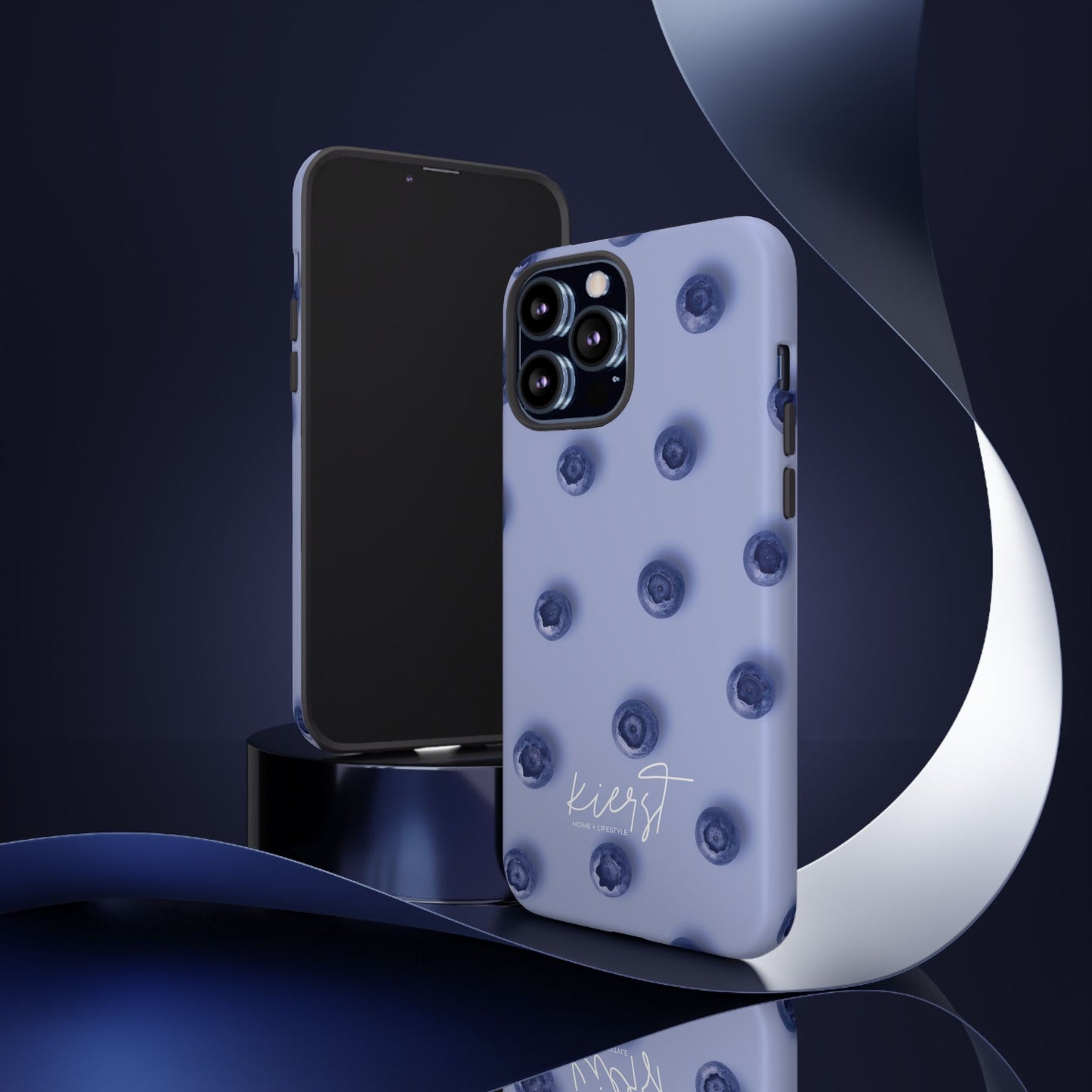 Blueberries iPhone Case | A refined play on fruit-forward charm