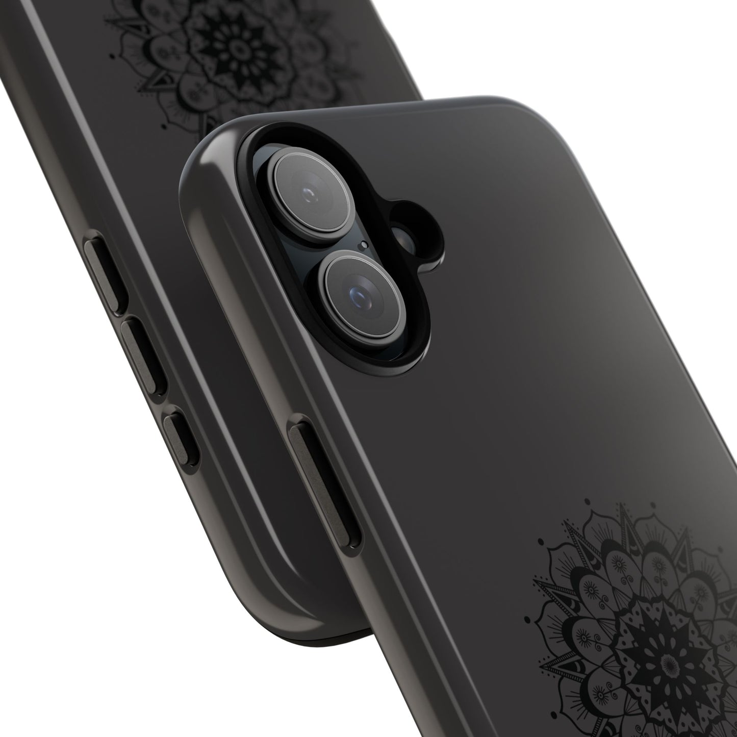 Black Mandala iPhone Case | Refined Calm in Every Curve