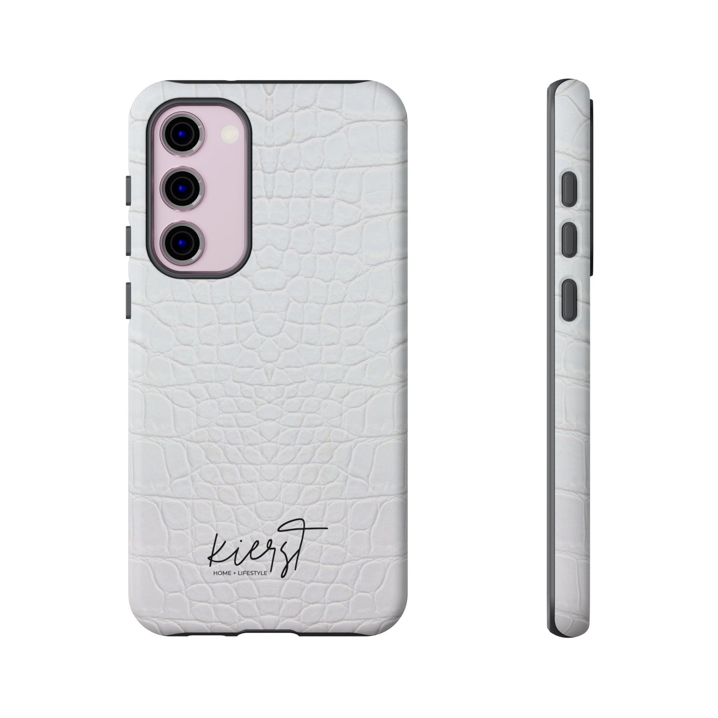 White Alligator Samsung Galaxy Case | Classic Texture Meets Modern Edge