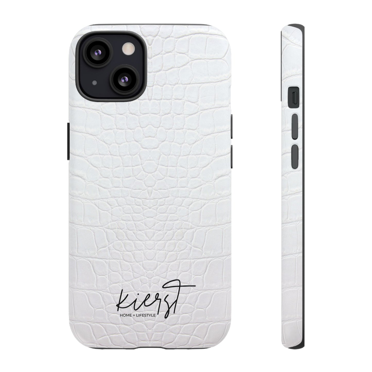 White Alligator iPhone Case | Minimal, Crisp, and Effortlessly Elevated