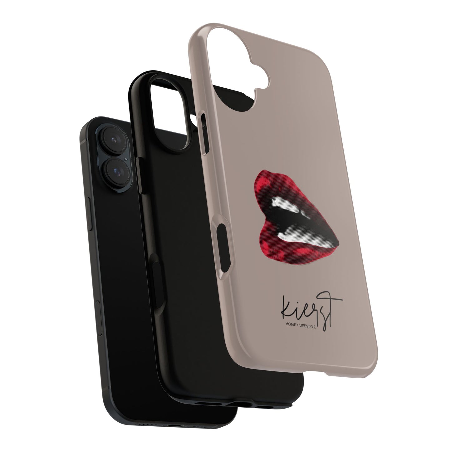Retro Red Lips iPhone Case | Pop Art Meets Polished