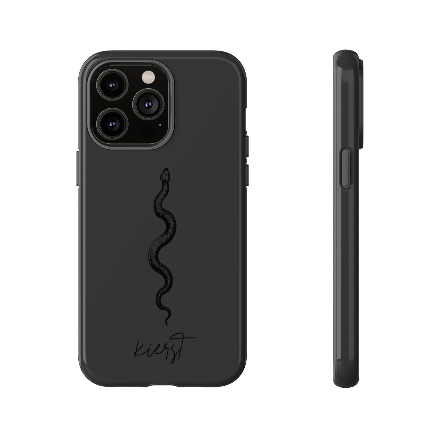 Long Black Snake iPhone Case | Subtle Edge, Quiet Power