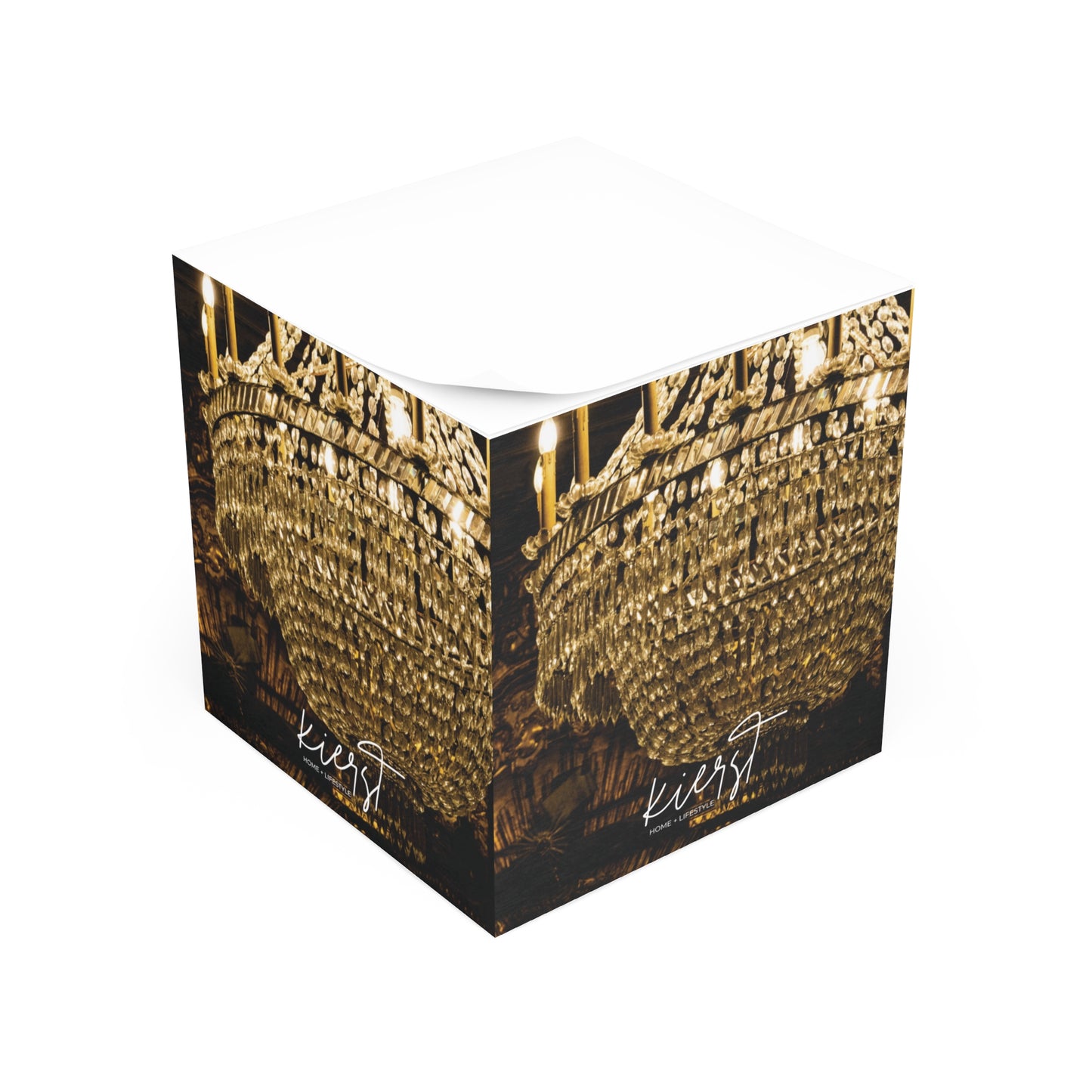 Baroque Chandelier Note Cube