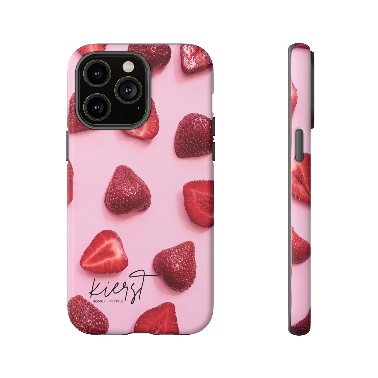 Strawberries iPhone Case | A Sweet Statement Rooted in Soft Luxury