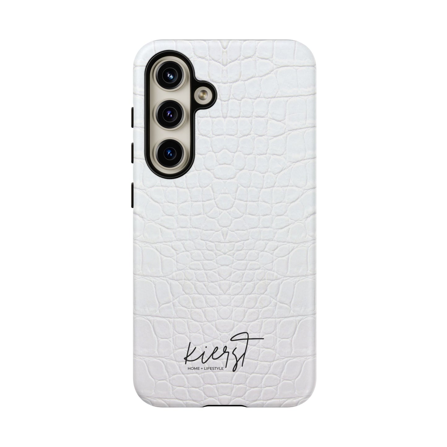 White Alligator Samsung Galaxy Case | Classic Texture Meets Modern Edge