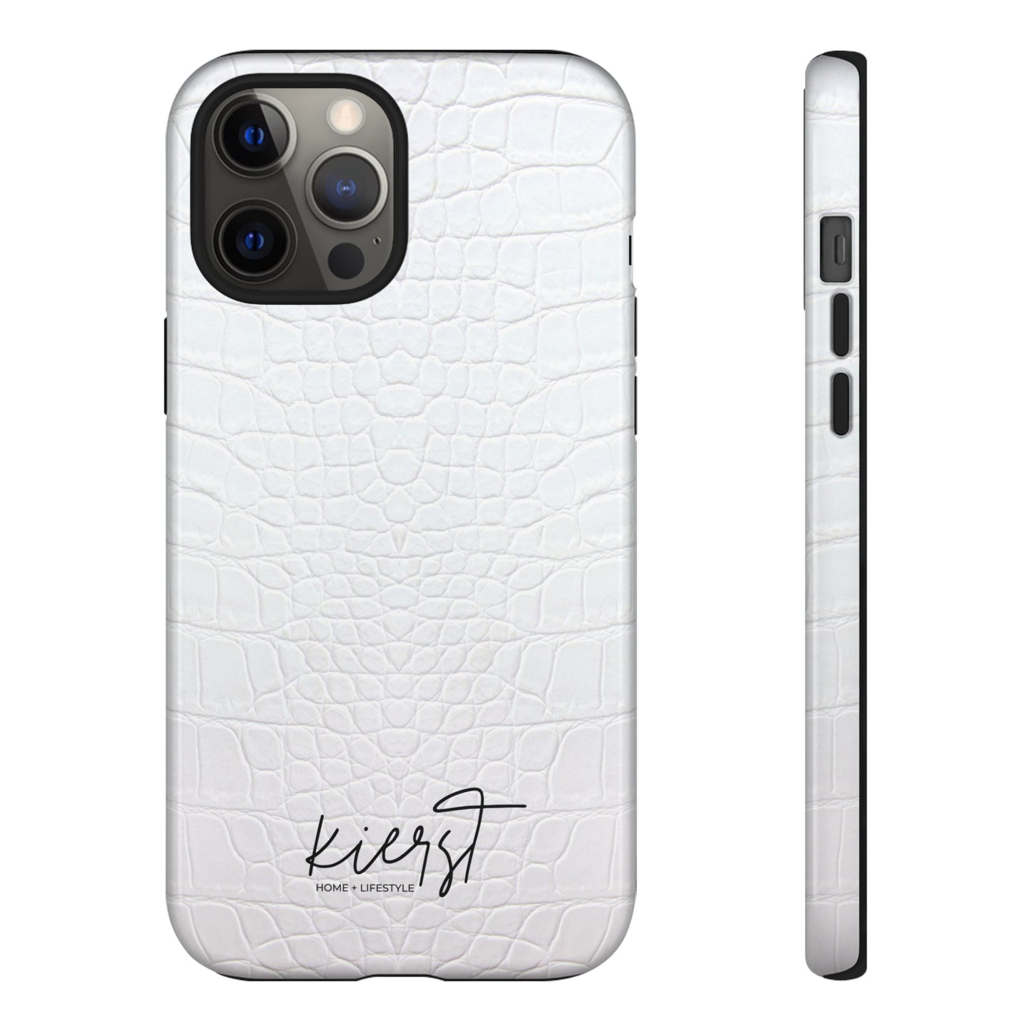 White Alligator iPhone Case | Minimal, Crisp, and Effortlessly Elevated