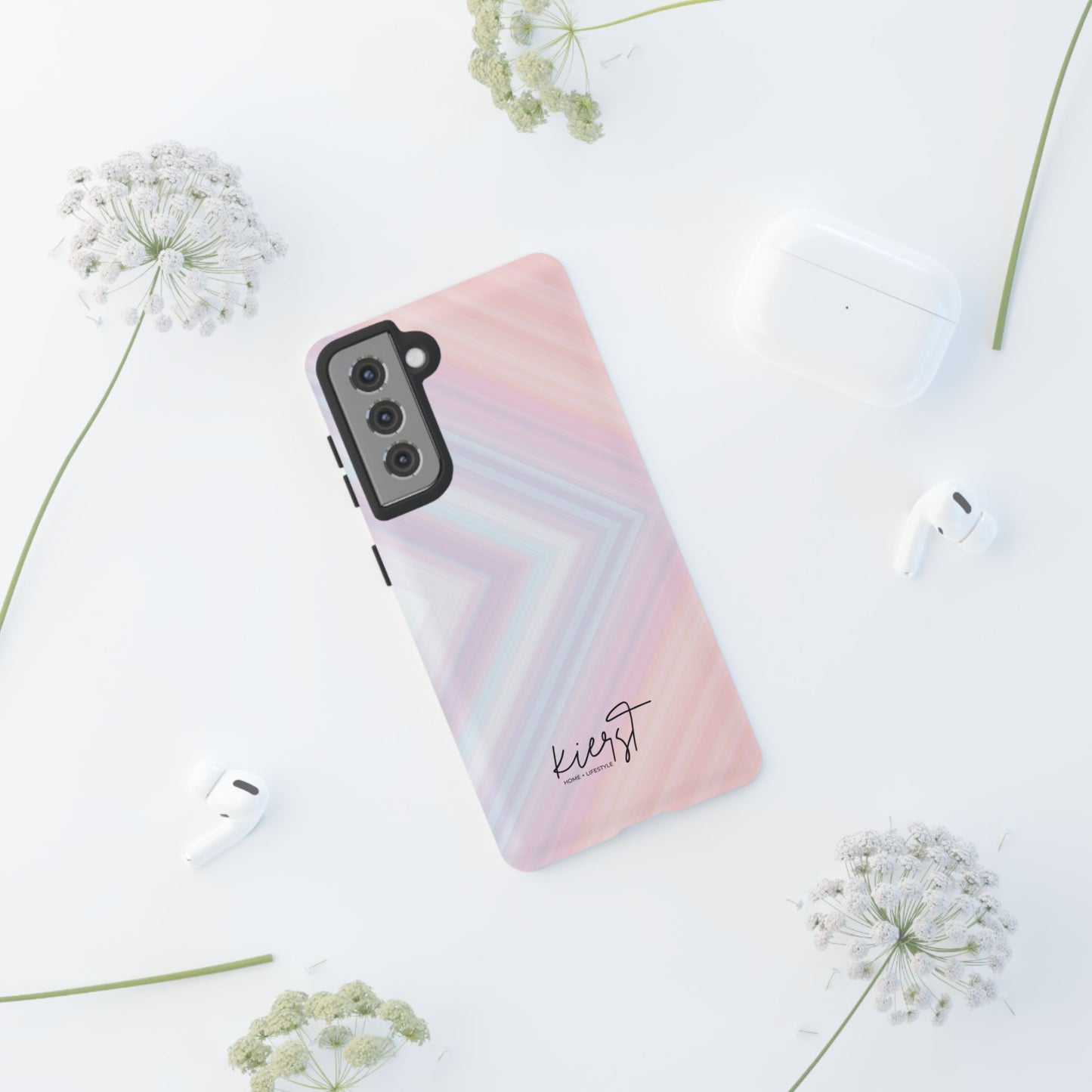 Pastel Arrows Samsung Galaxy Phone Case | Soft Geometry, Subtle Glow
