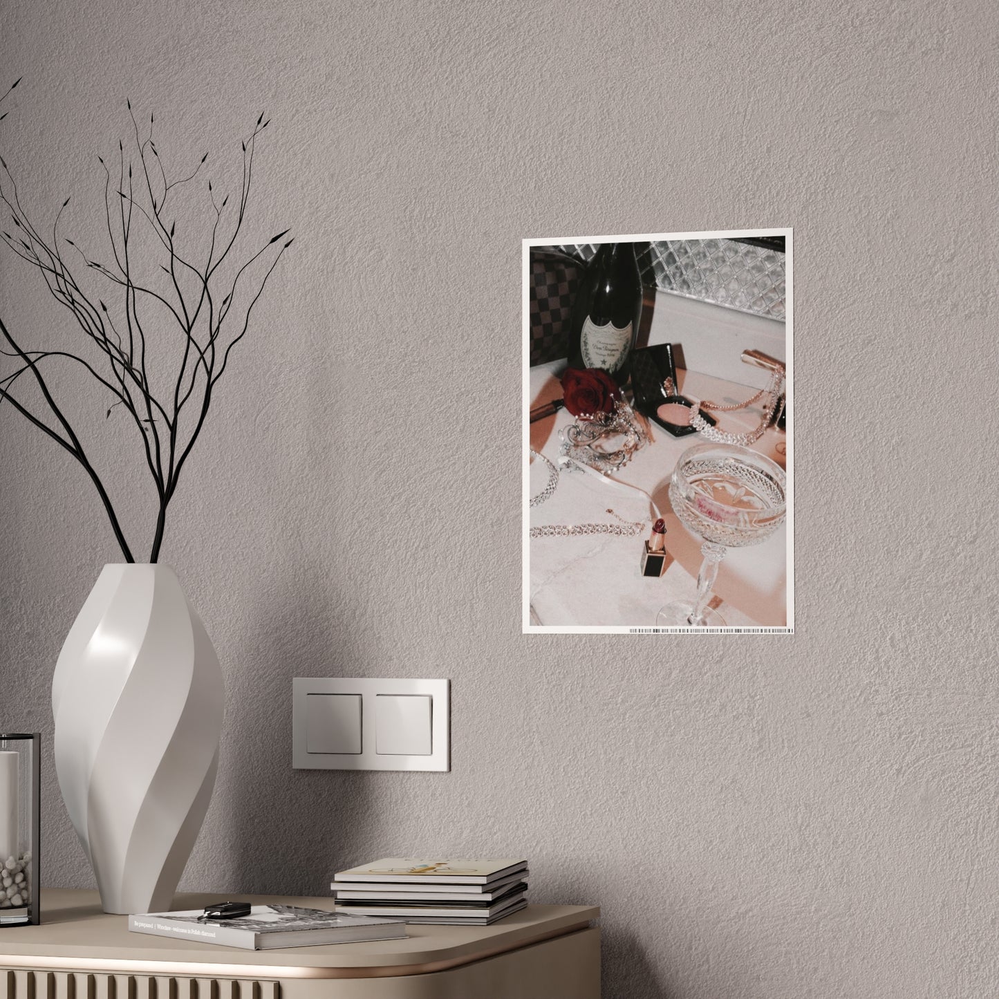Just A Girl Vintage Style Gloss Posters