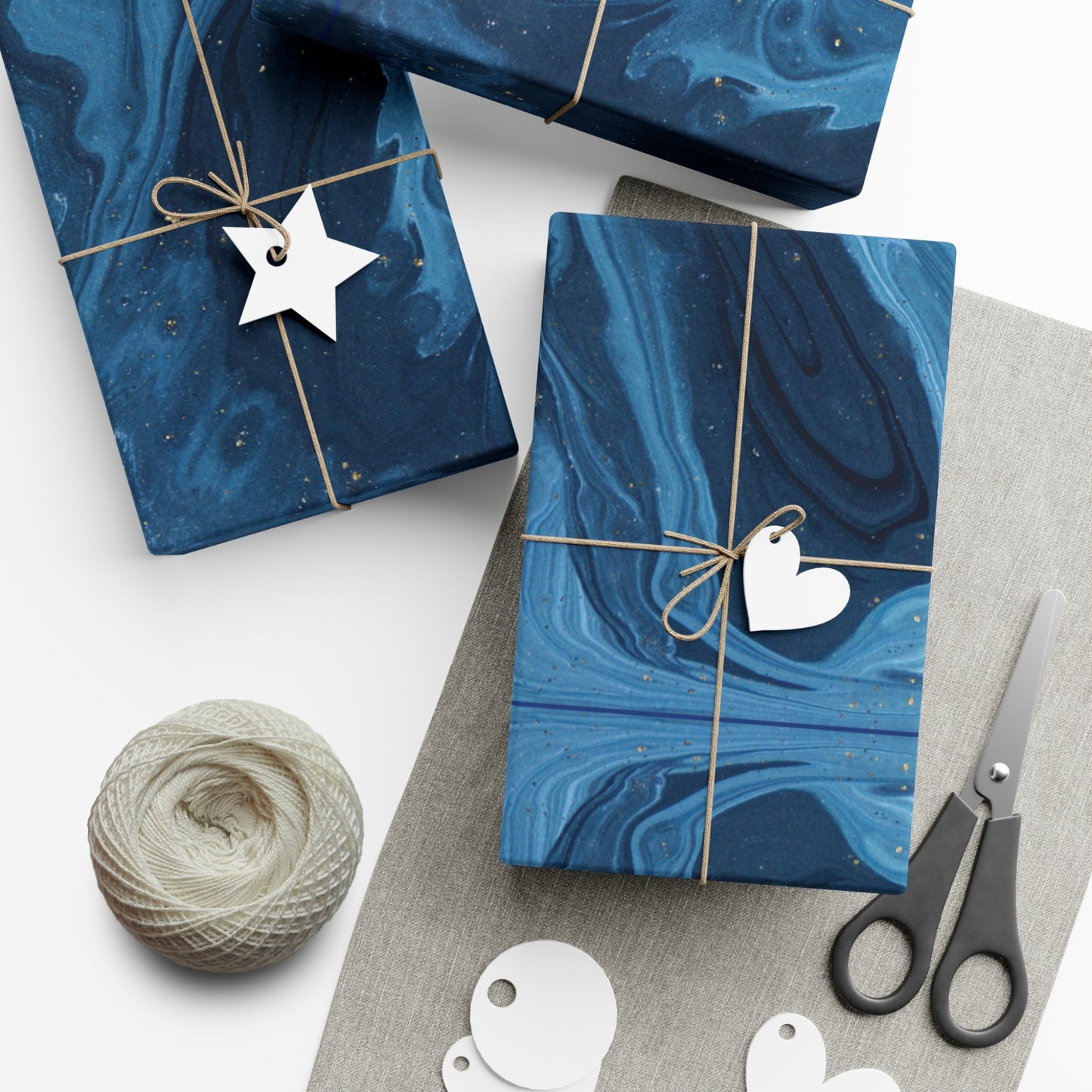 Blue Marble Gift Wrapping Paper