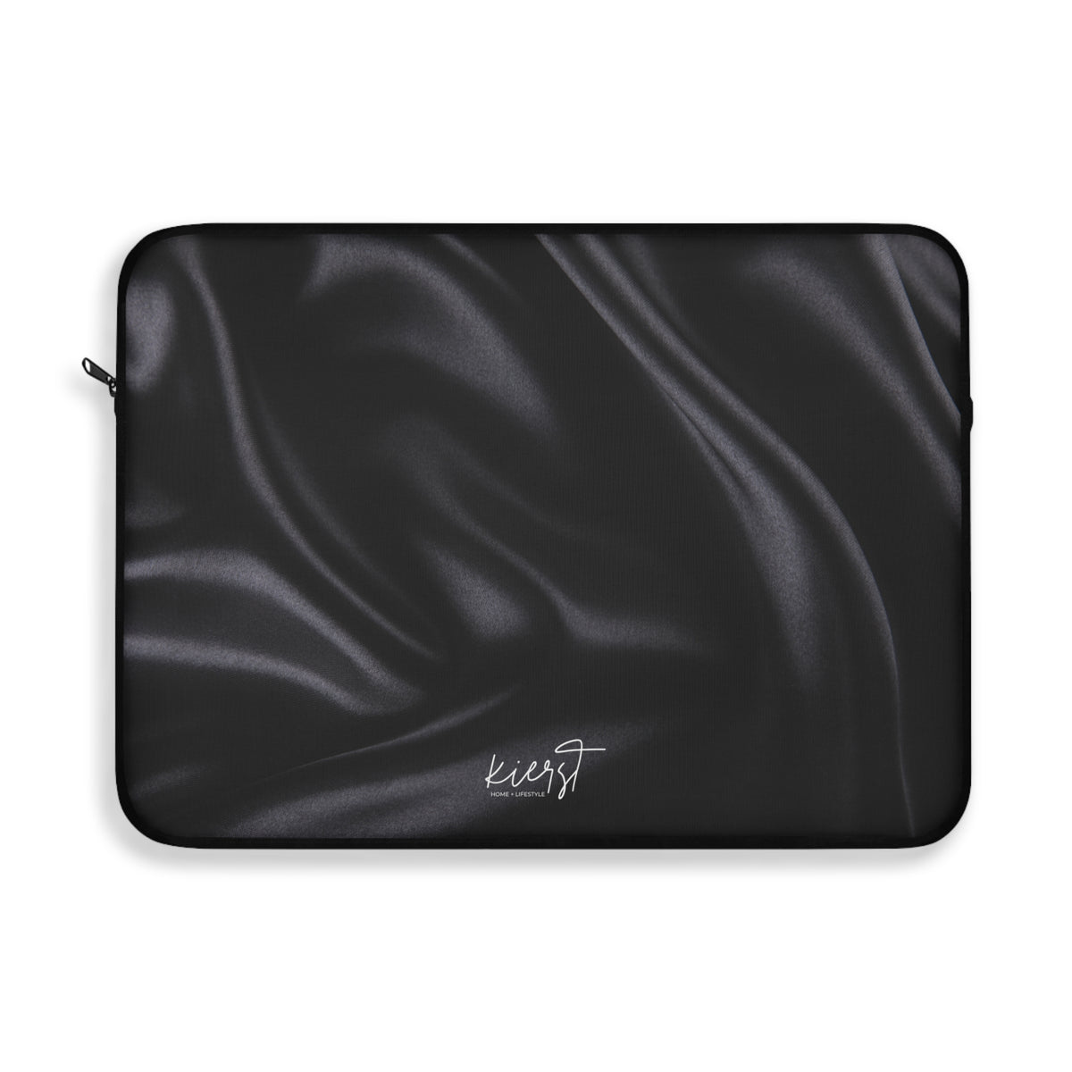 Black Silk Print Laptop Sleeve