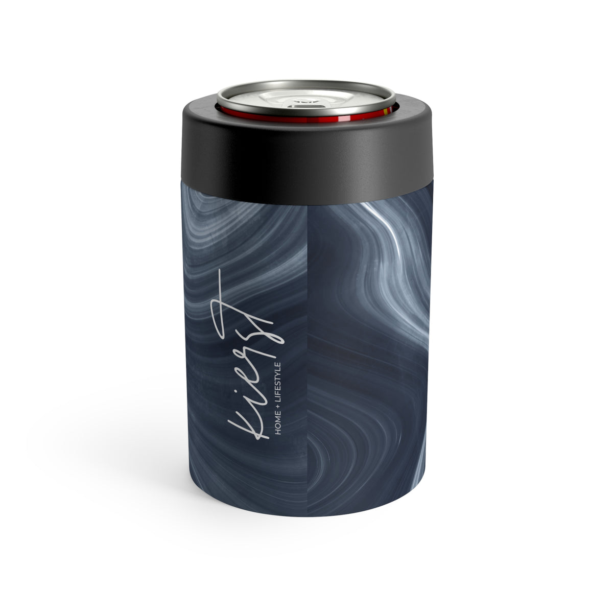 Navy Marble Can Holder