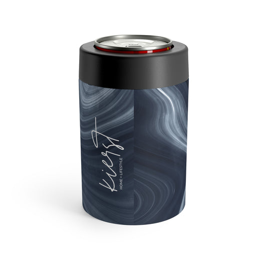 Navy Marble Can Holder