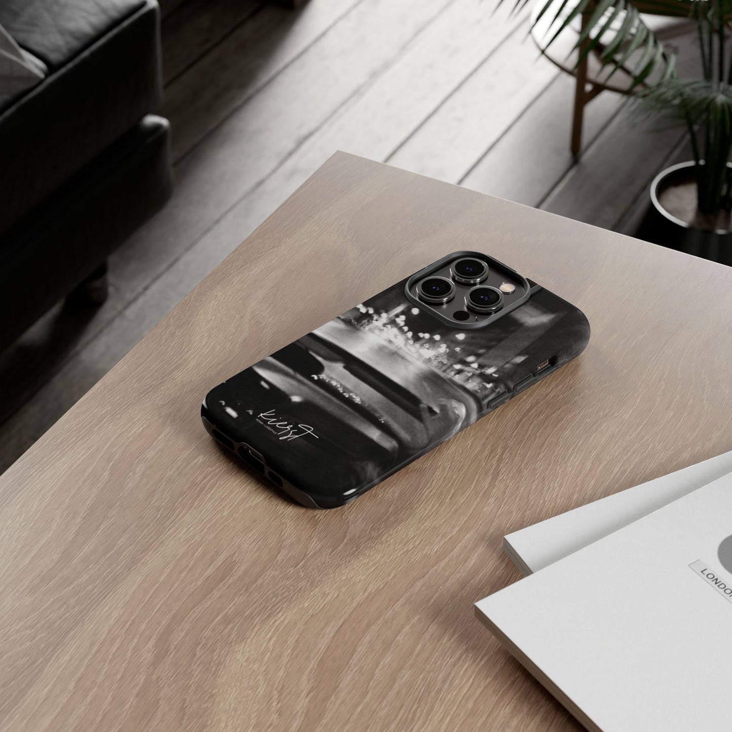 Faded Summer Nights iPhone Case | A Cinematic Blur of City Lights and Nostalgia