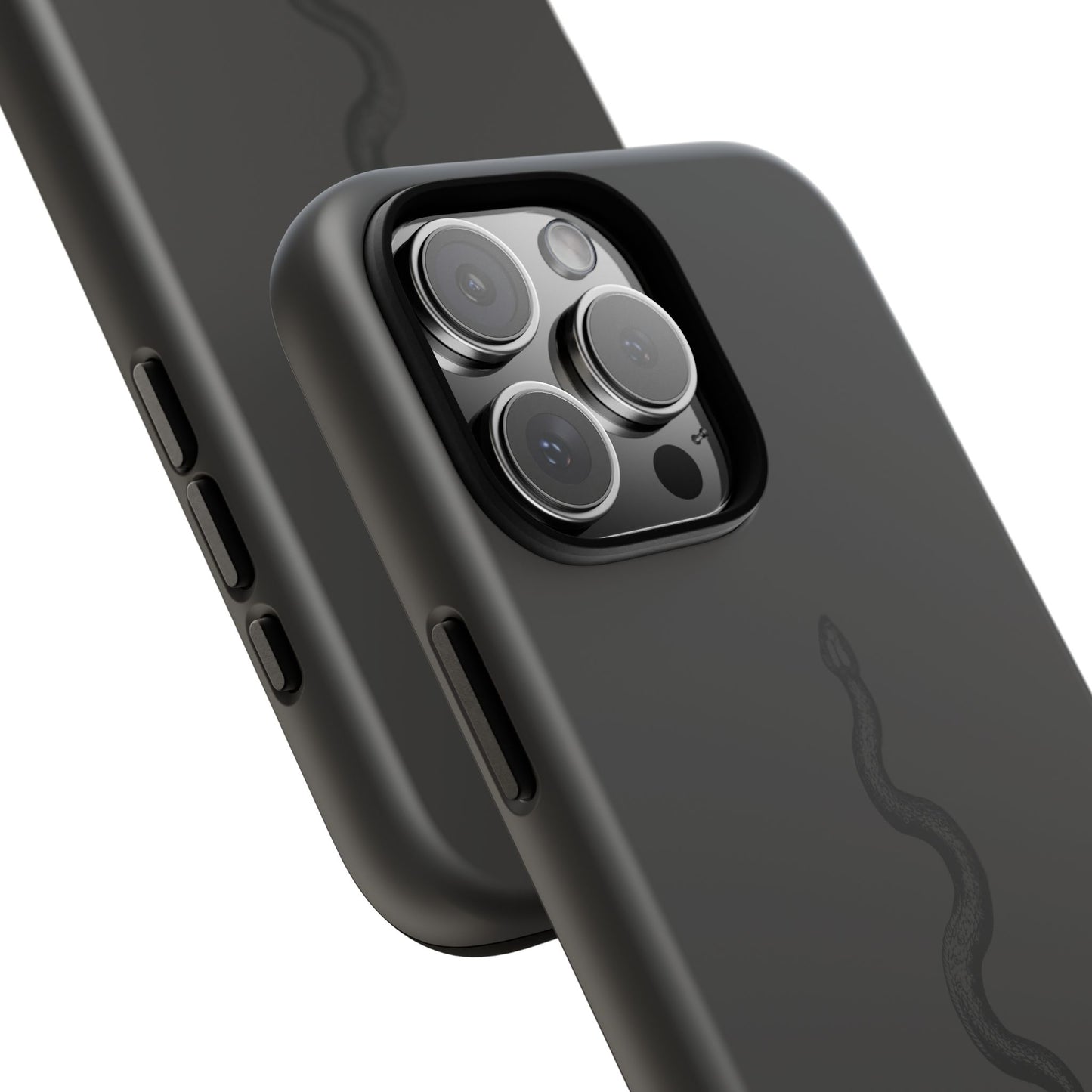 Long Black Snake iPhone Case | Subtle Edge, Quiet Power
