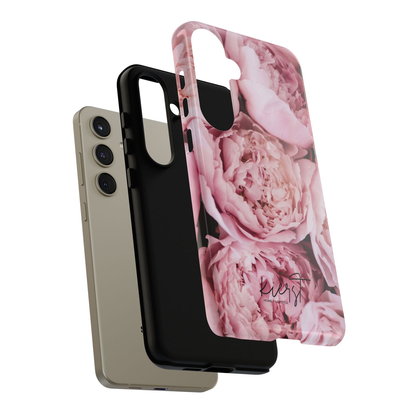 Pink Peonies Samsung Galaxy Case | A Floral Moment Lasts Longer Than Fresh Stems