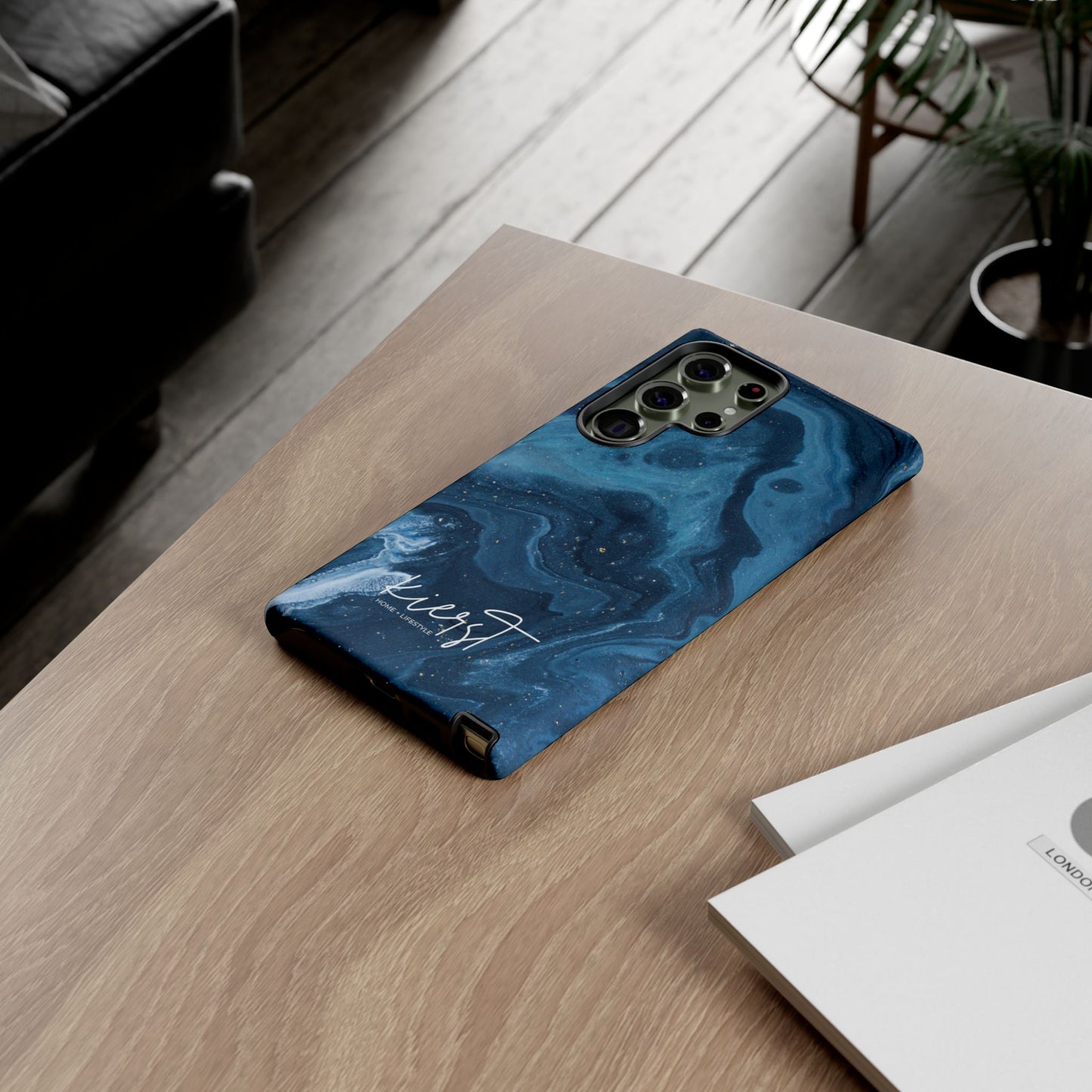 Blue Marble Samsung Galaxy Case | Deep Tones, Elevated Protection