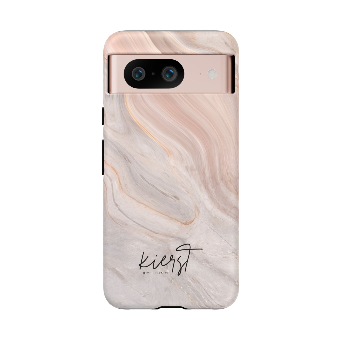 Blush Swirl Marble Google Pixel Phone Case | Soft Movement Meets Curated Luxury