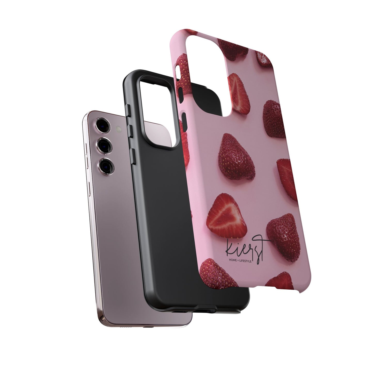 Strawberries Samsung Galaxy Phone Case | A Juicy Pop of Playfulness Meets Polished Design