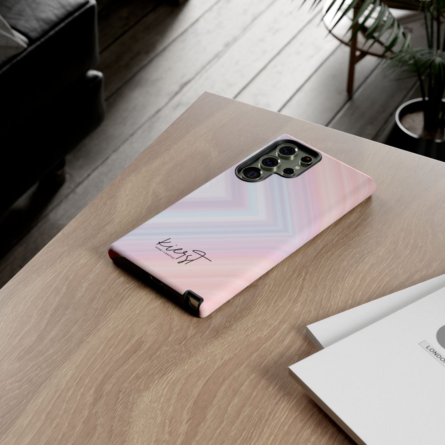 Pastel Arrows Samsung Galaxy Phone Case | Soft Geometry, Subtle Glow
