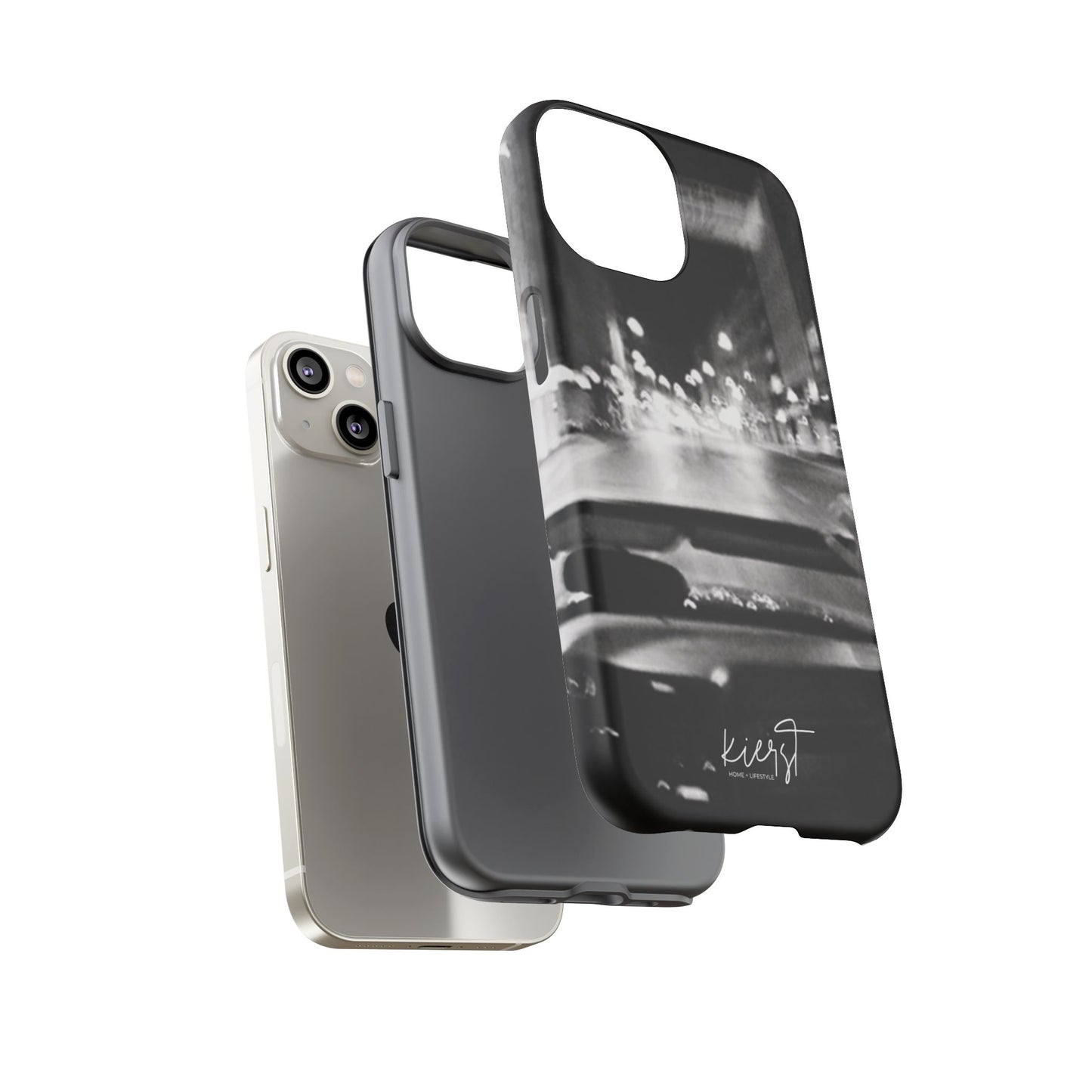 Faded Summer Nights iPhone Case | A Cinematic Blur of City Lights and Nostalgia