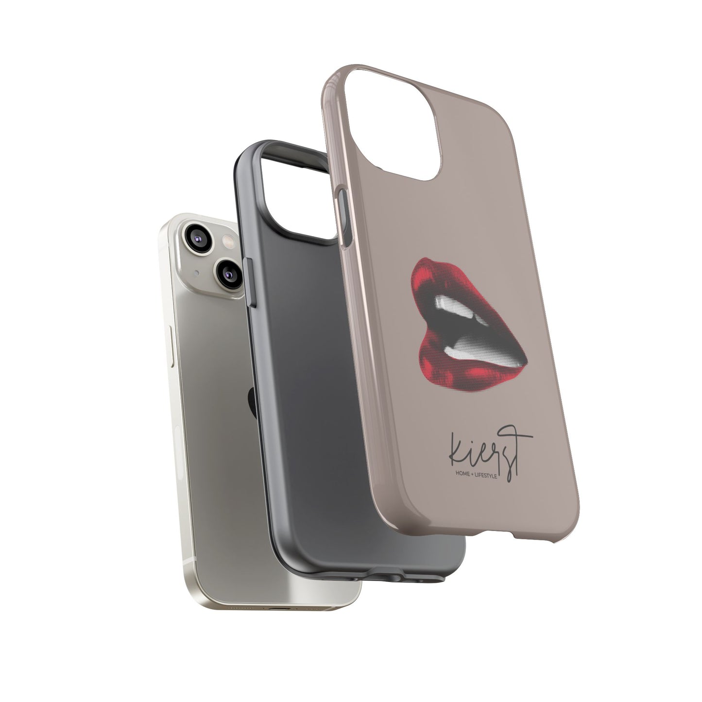Retro Red Lips iPhone Case | Pop Art Meets Polished
