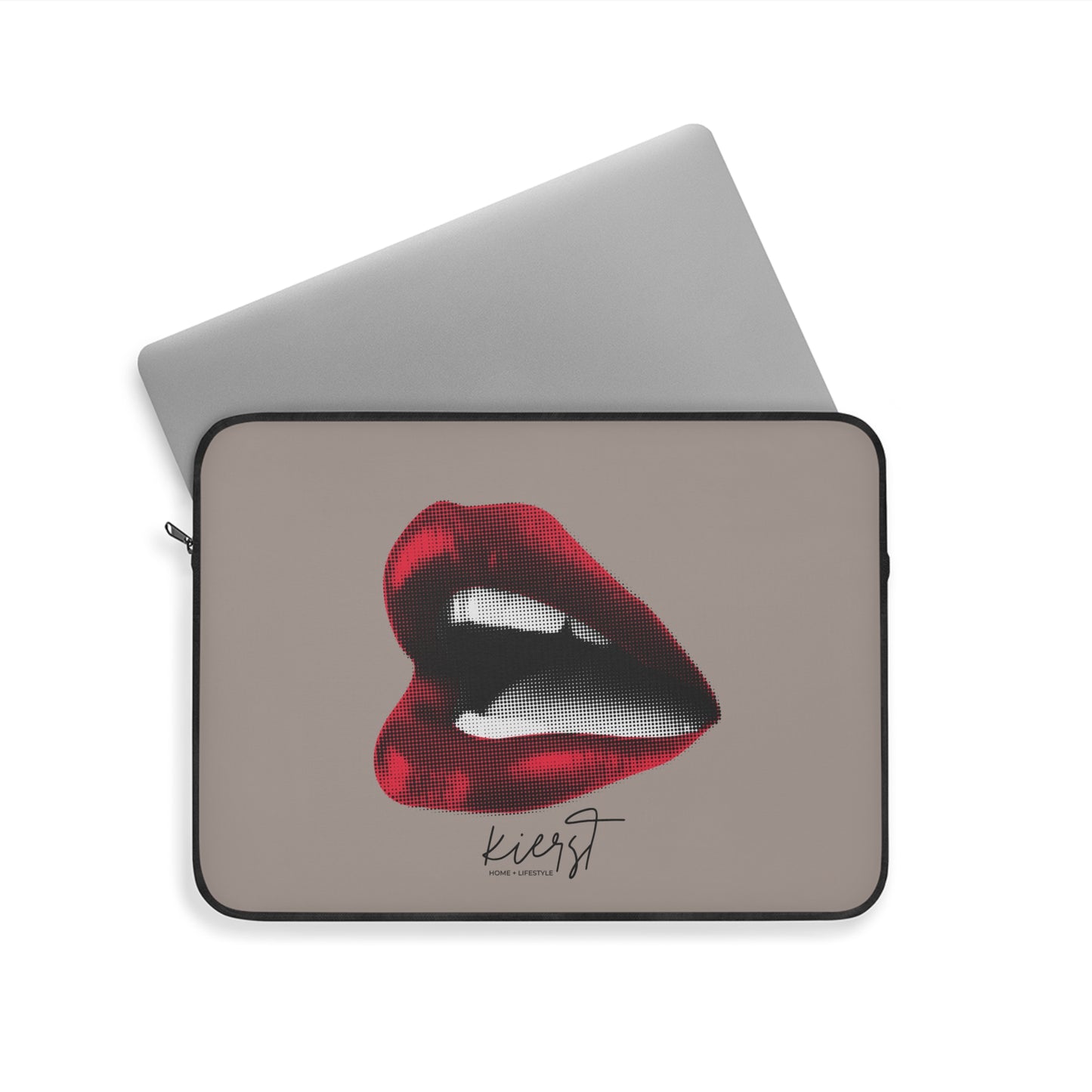 Vintage Red Lips Laptop Sleeve | Bold Glamour with a Retro Twist