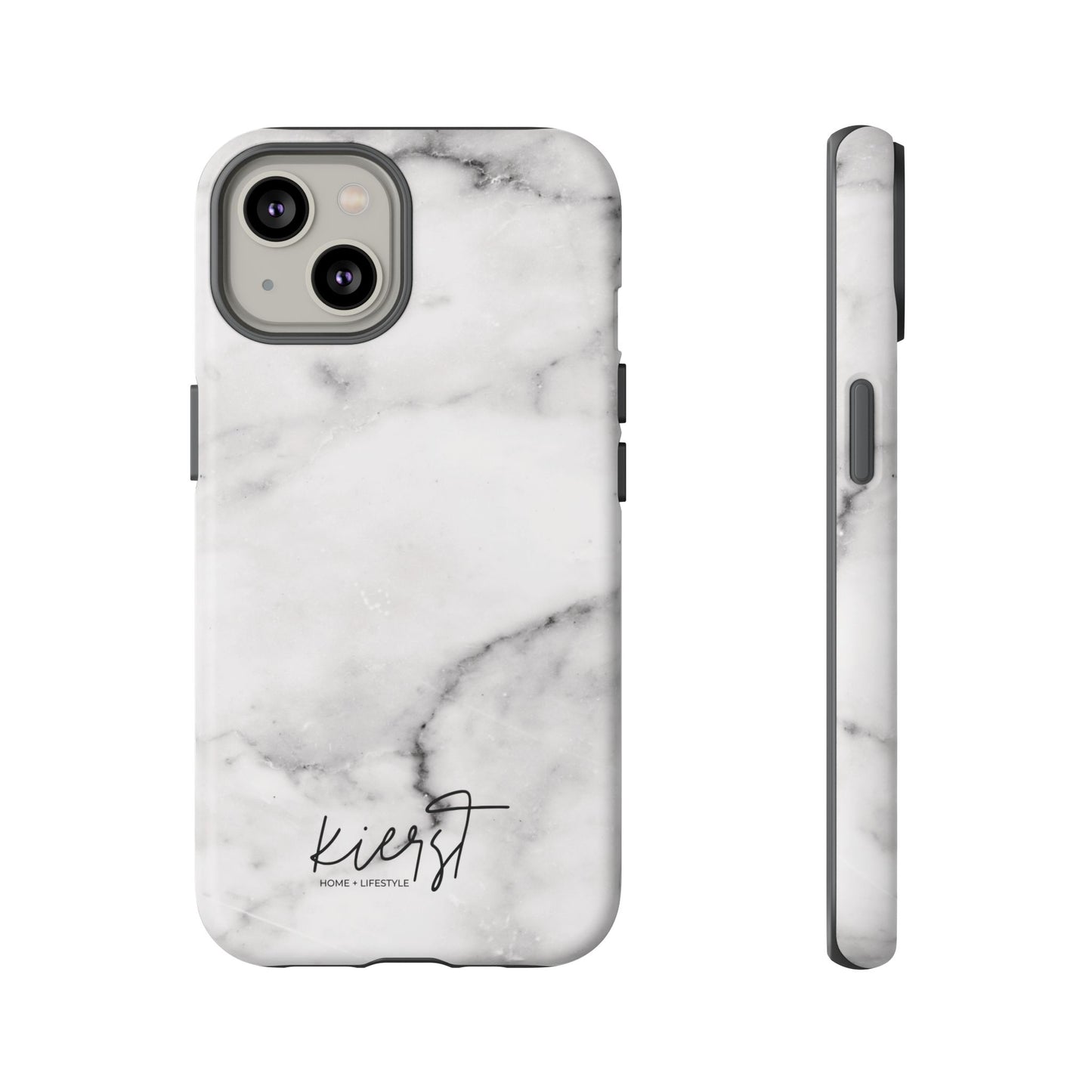 Lived-In White and Grey Marble iPhone Case | Curated Calm, Captured in Marble