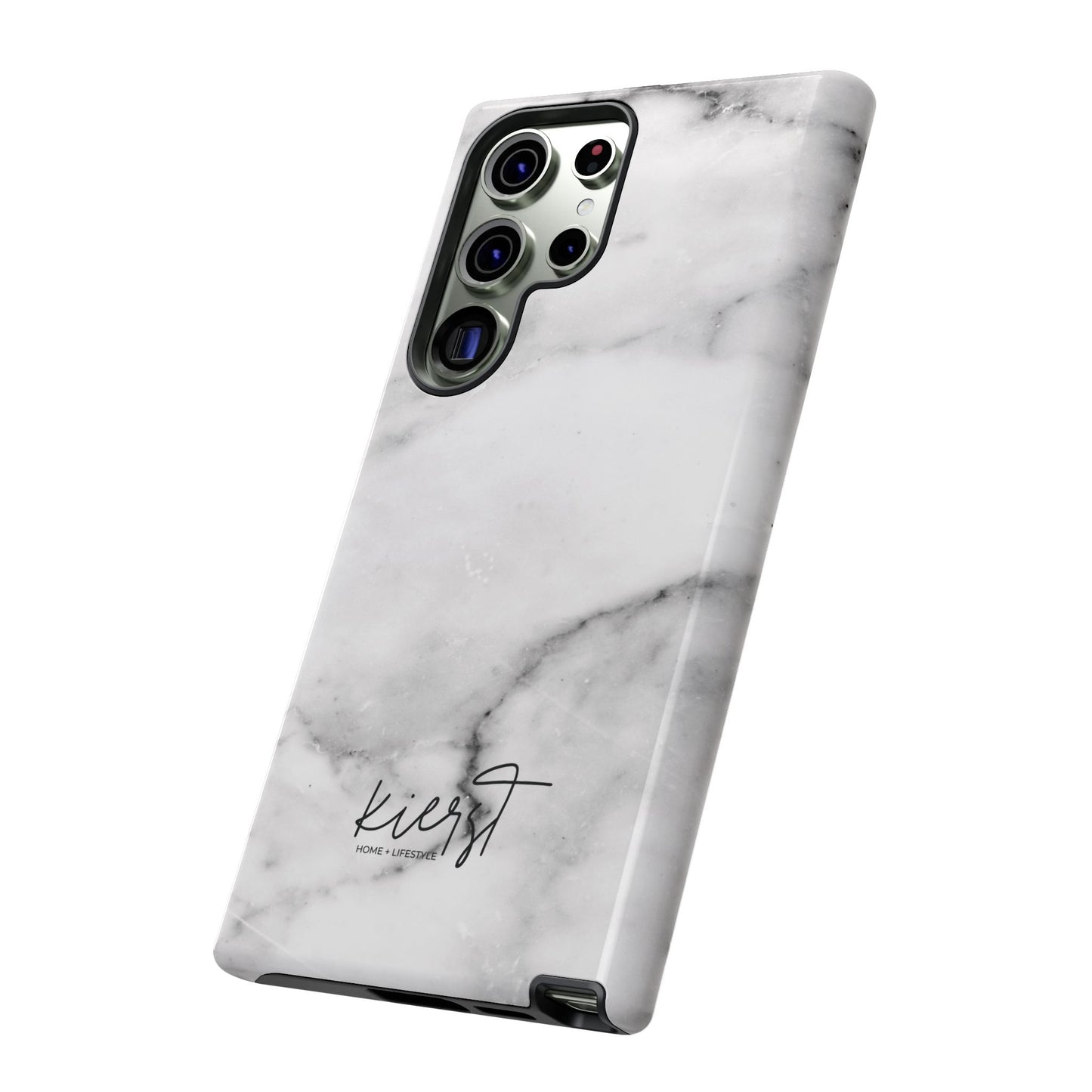 Lived-In White and Grey Marble Samsung Galaxy Case | Soft Strength, Redefined