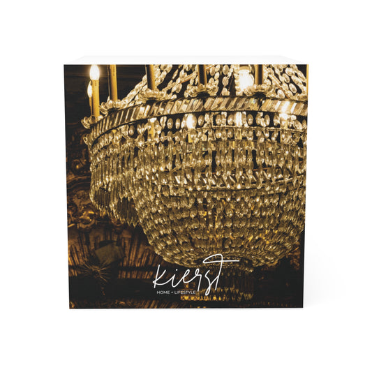Baroque Chandelier Note Cube