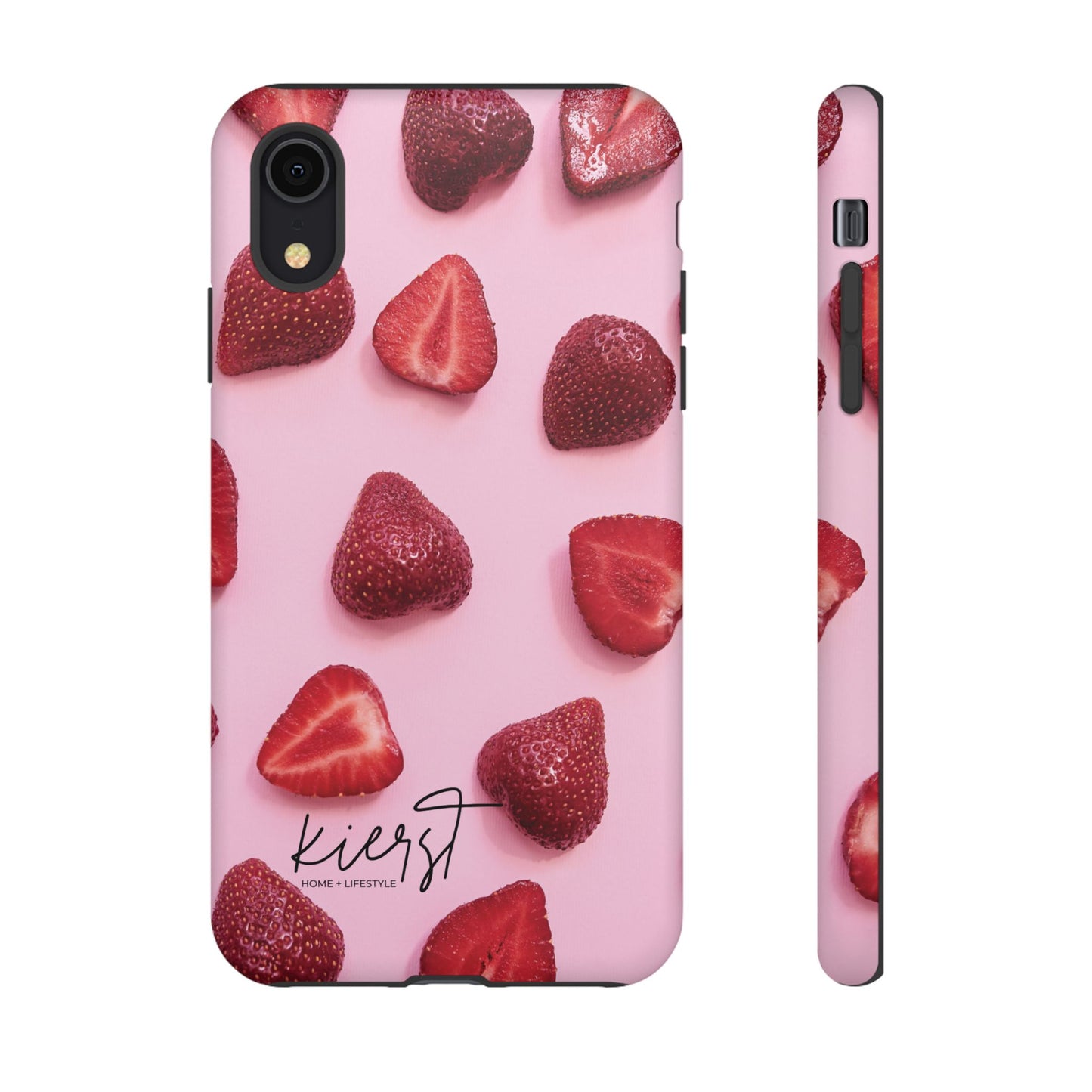 Strawberries iPhone Case | A Sweet Statement Rooted in Soft Luxury