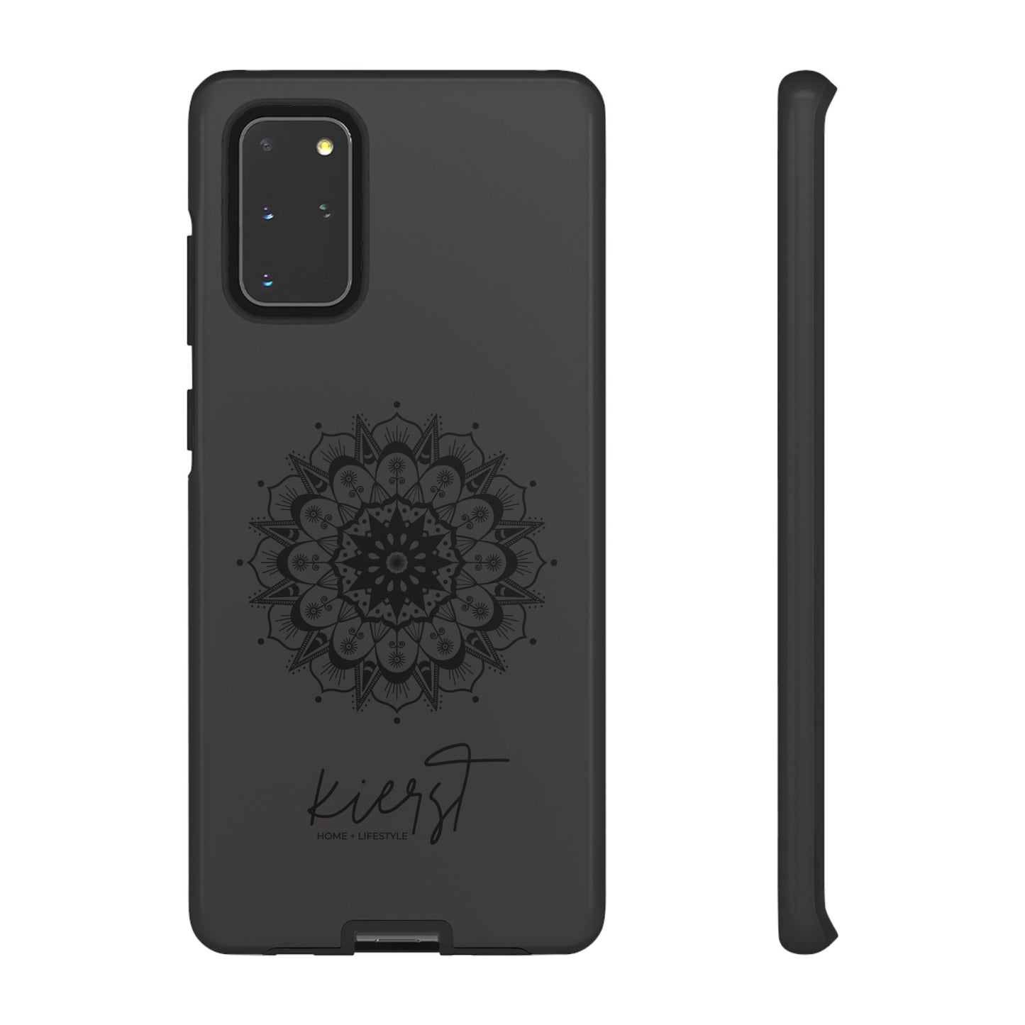 Black Mandala Samsung Galaxy Phone Case | Elevated Symmetry, Timeless Energy
