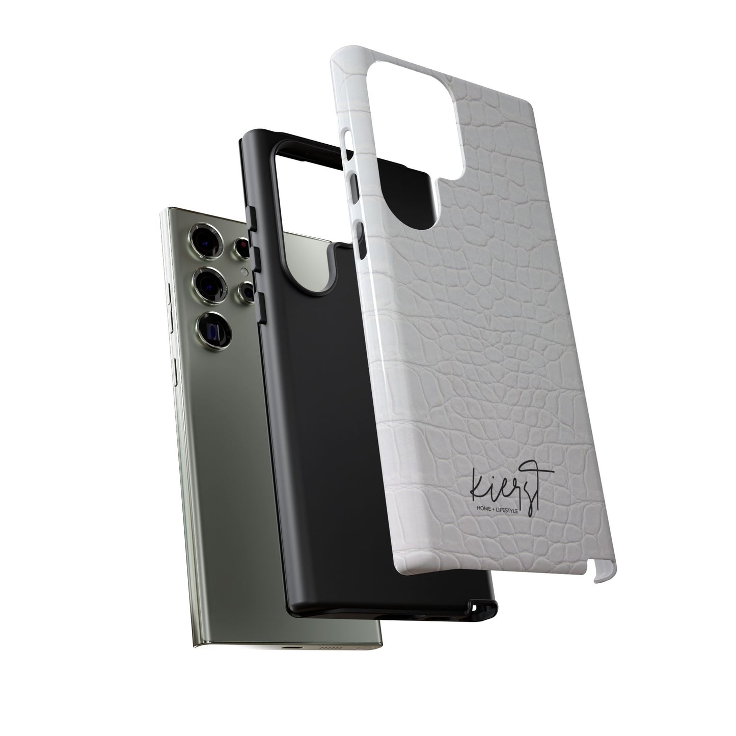 White Alligator Samsung Galaxy Case | Classic Texture Meets Modern Edge
