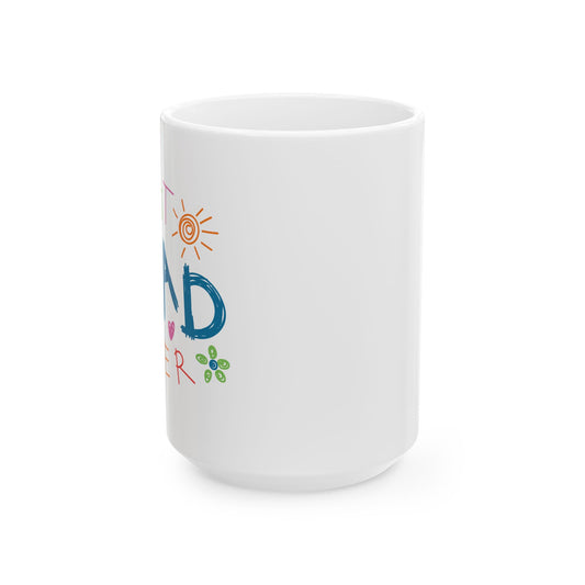 Best Dad Ever Mug – Doodle Style Gift from Kids