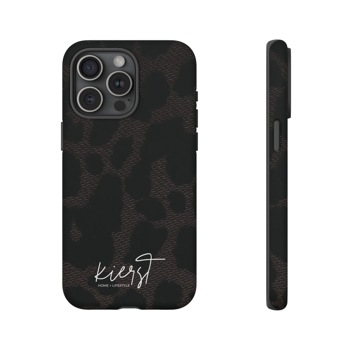 Black Leopard iPhone Case