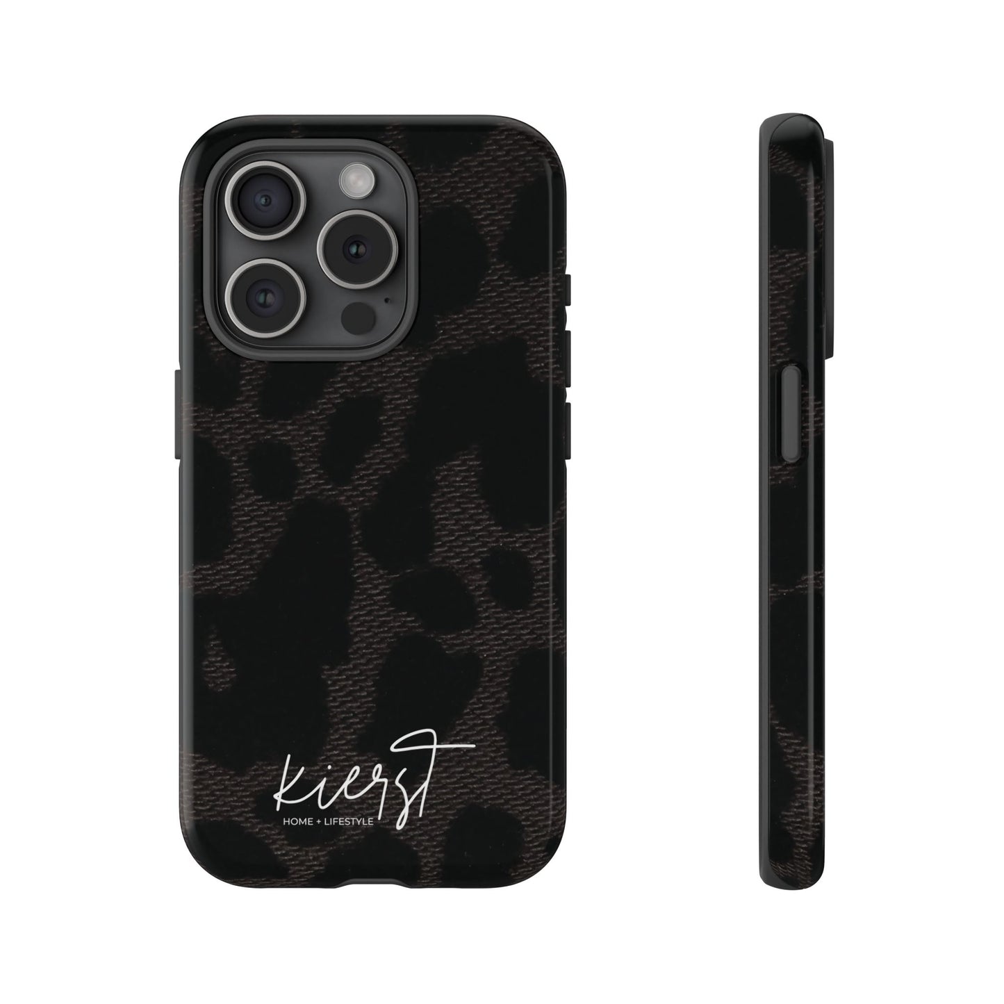 Black Leopard iPhone Case