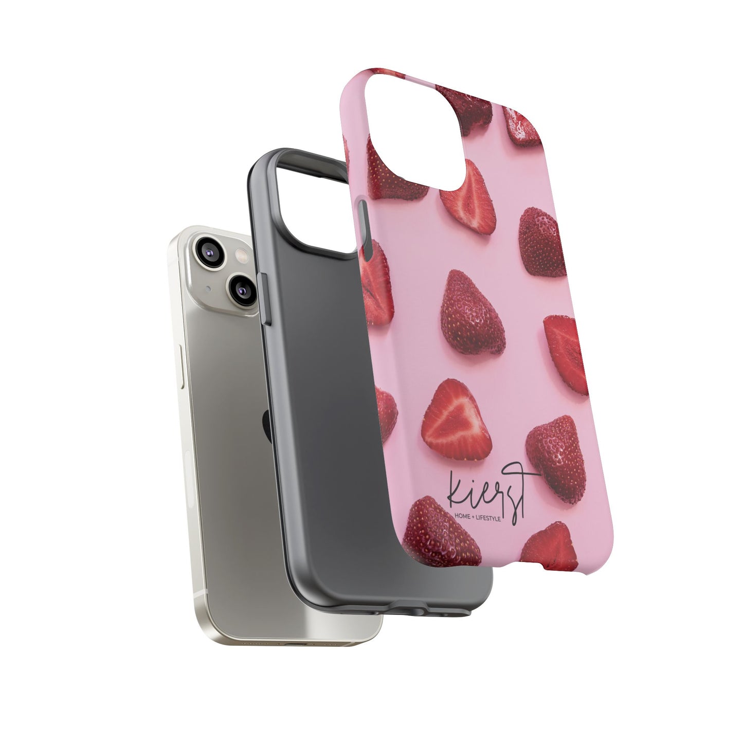 Strawberries iPhone Case | A Sweet Statement Rooted in Soft Luxury