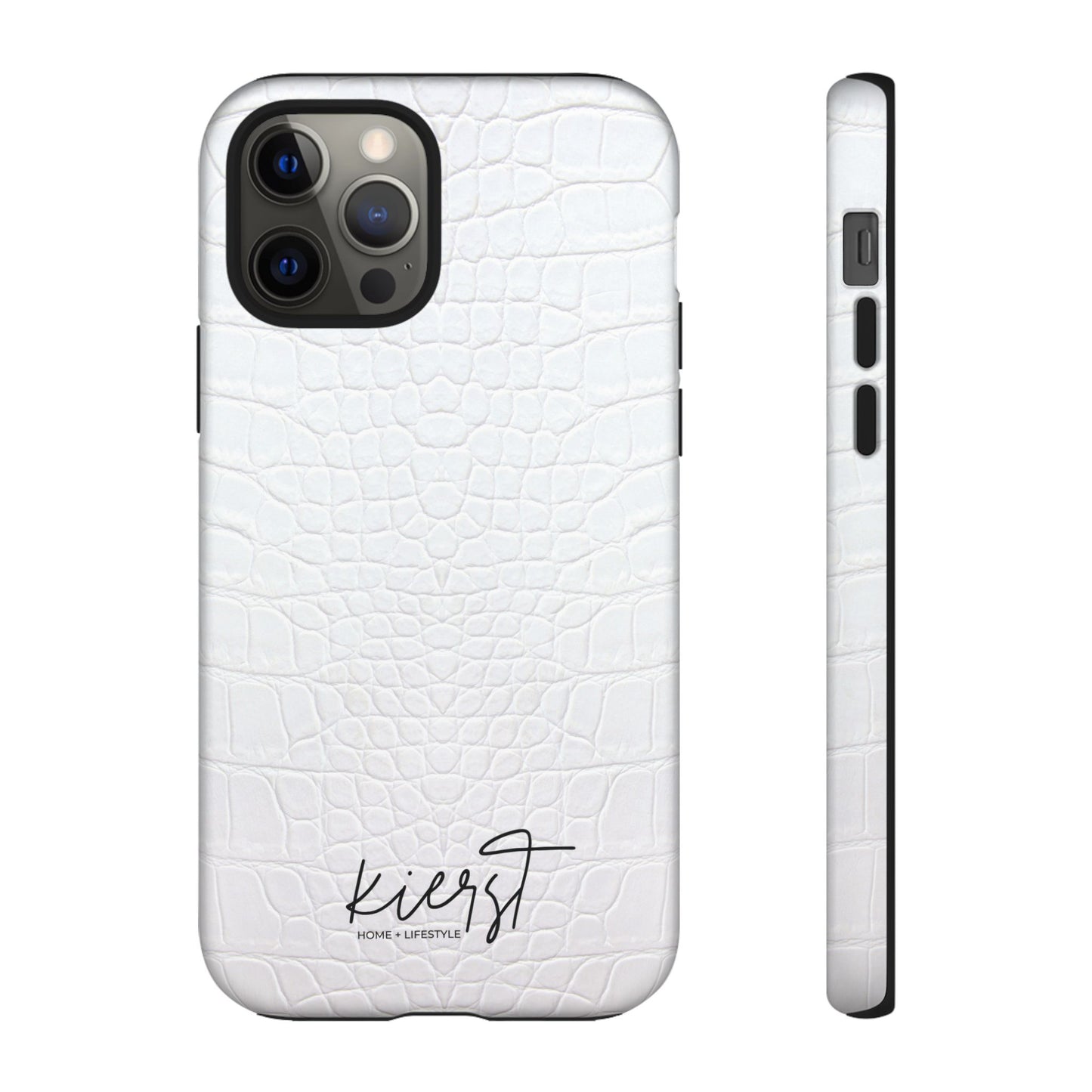 White Alligator iPhone Case | Minimal, Crisp, and Effortlessly Elevated
