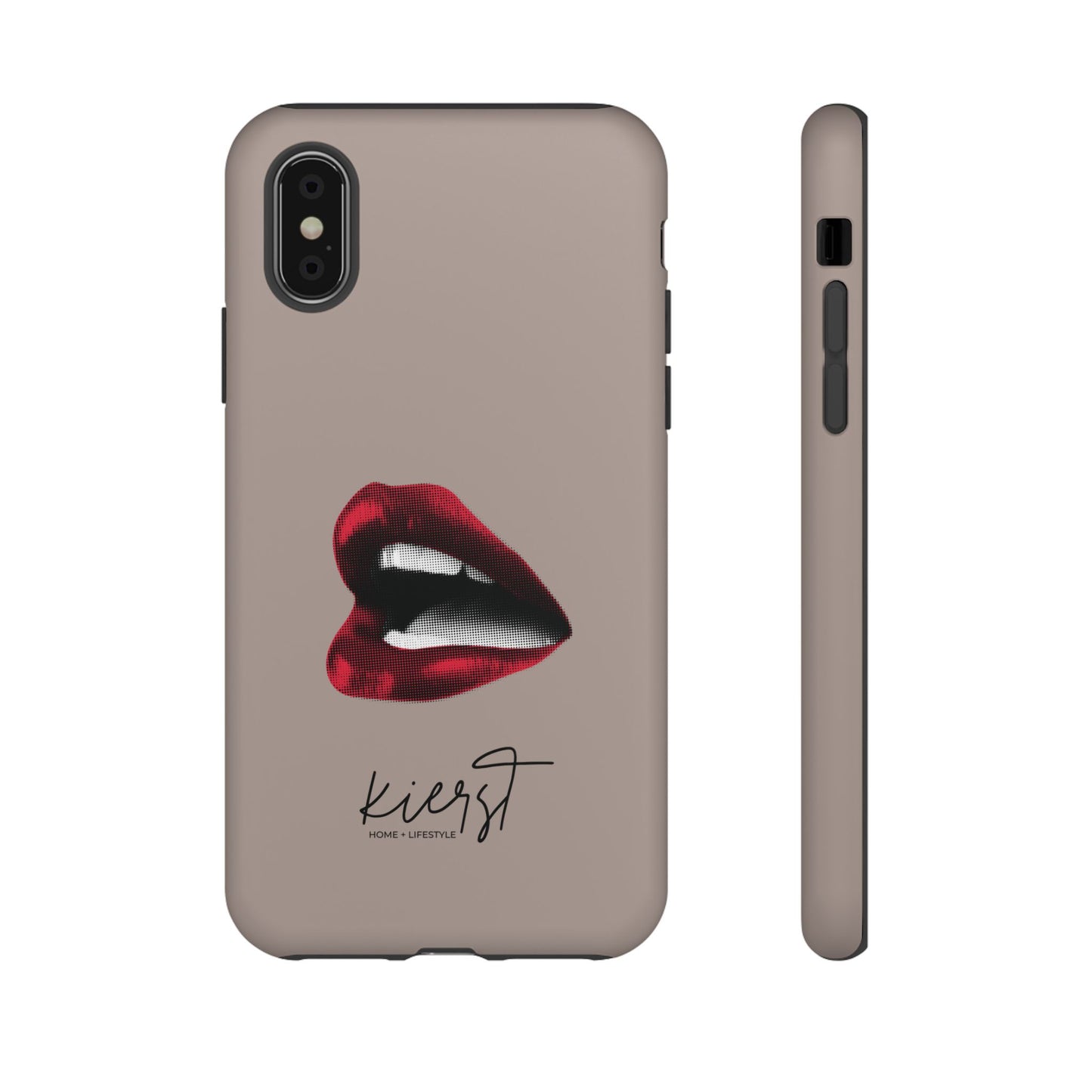 Retro Red Lips iPhone Case | Pop Art Meets Polished