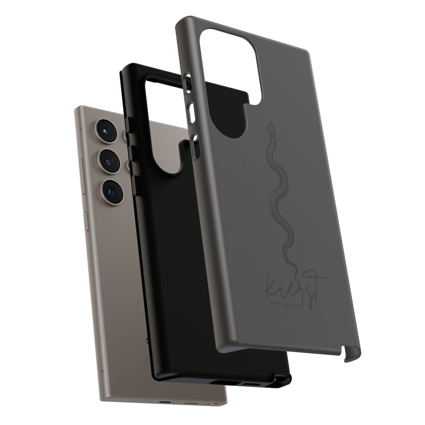 Long Black Snake Samsung Galaxy Phone Case | Power In The Subtleties